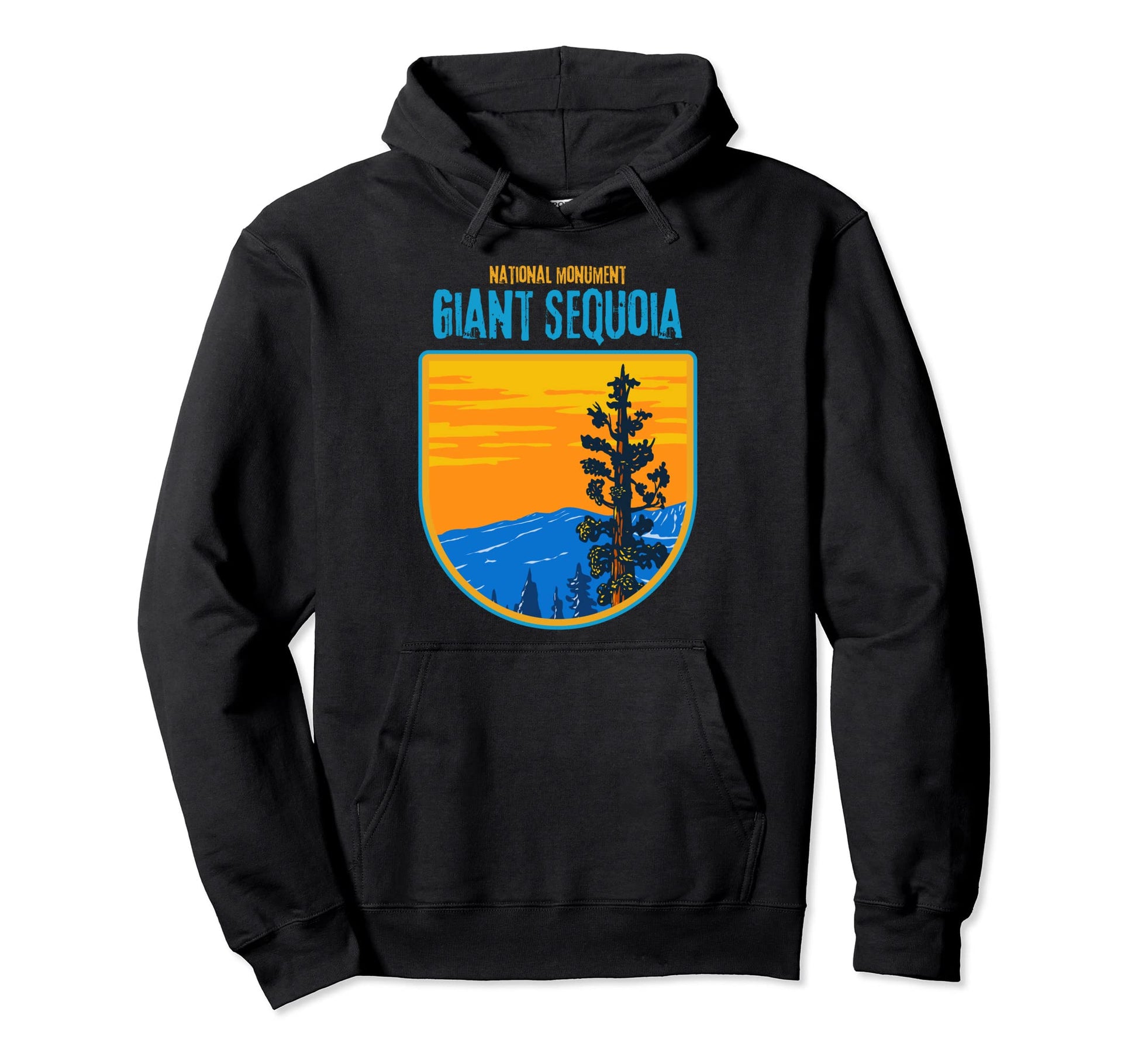 Giant Sequoia Tree National Monument Hoodie - Trendy Graphic Unisex - T-Shirt, Sweatshirt, Hoodie