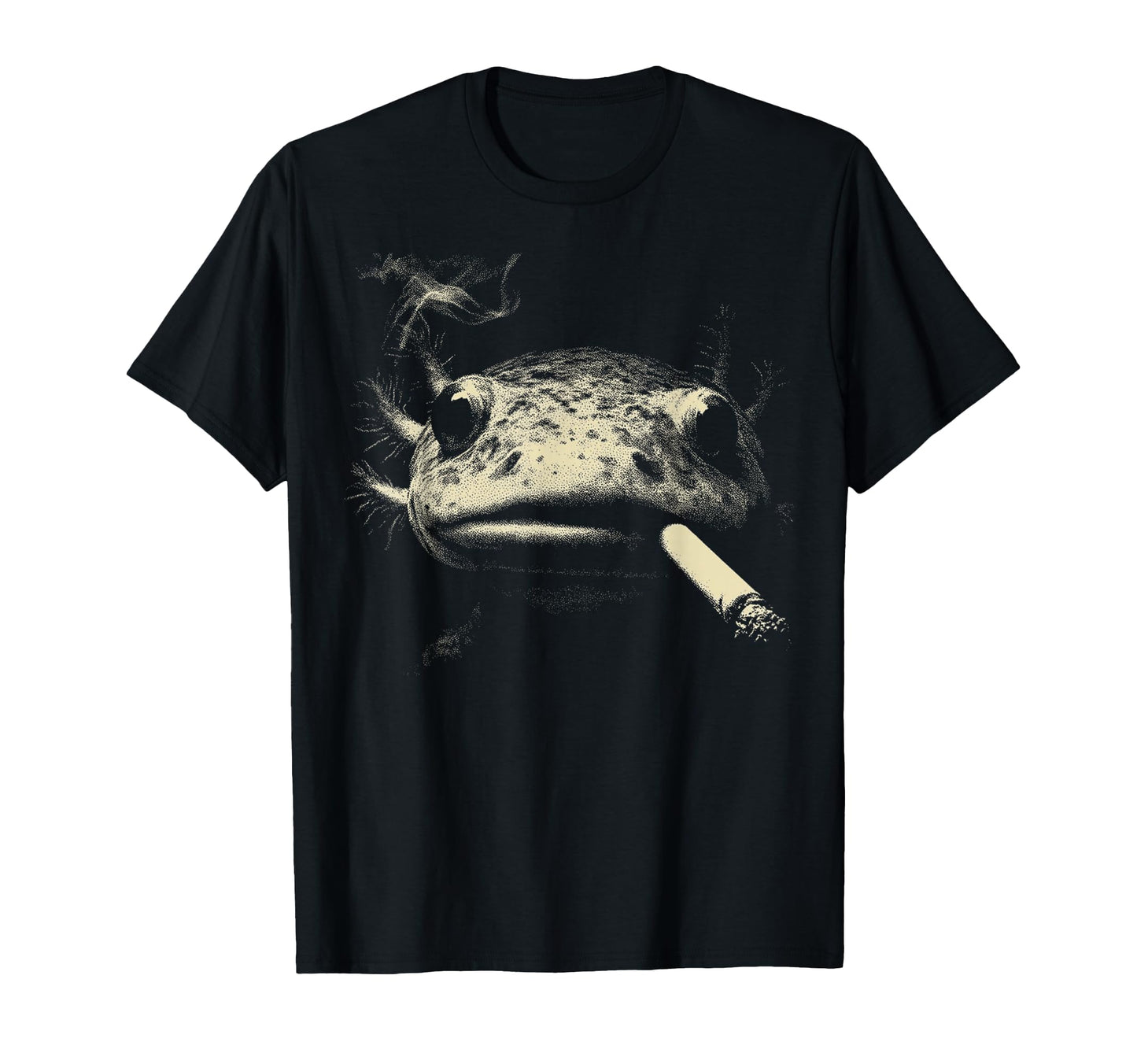Naughty Axolotl Smoking Cigarette Meme T-Shirt - Unique Graphic for Adults - T-Shirt, Sweatshirt, Hoodie