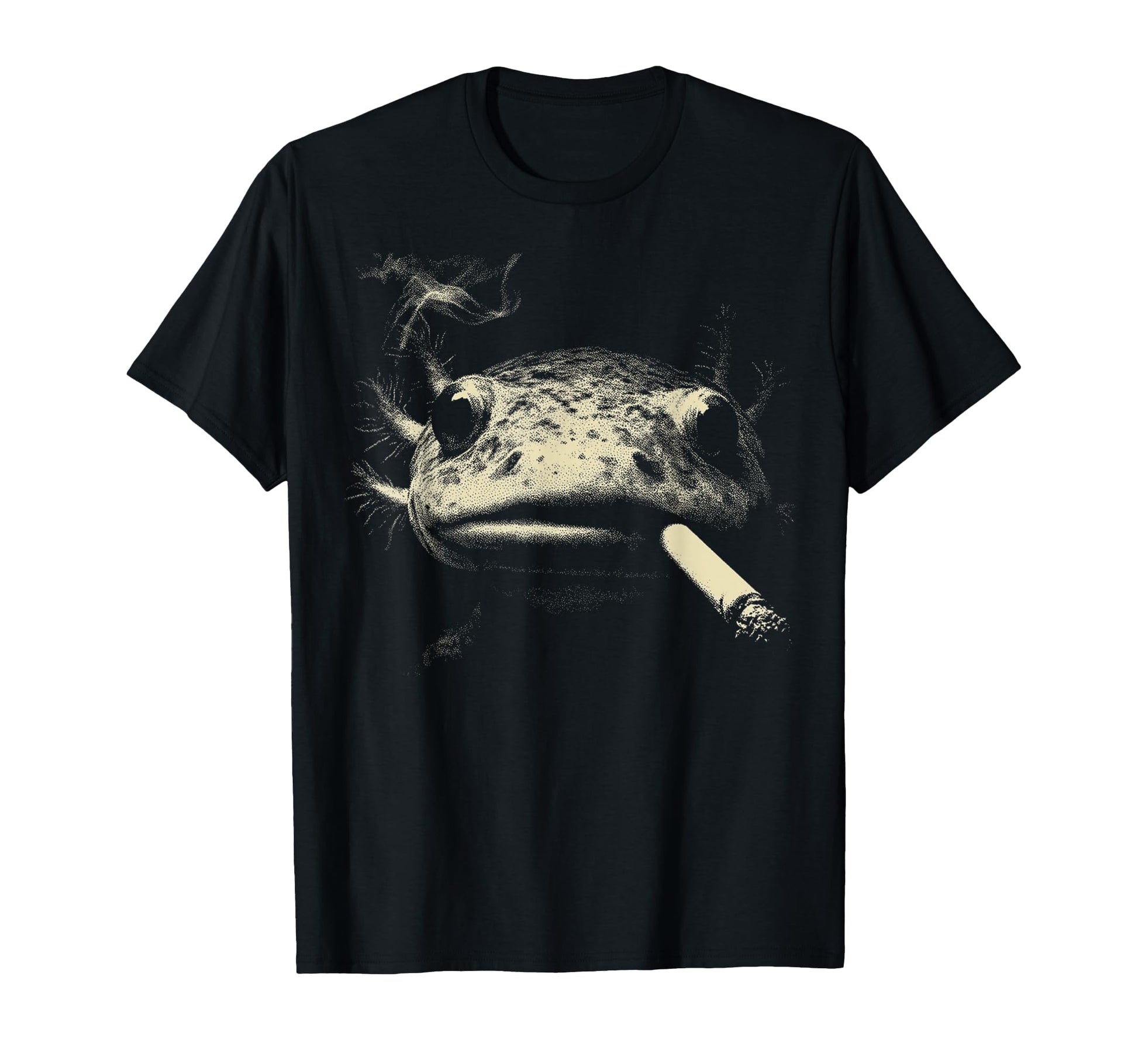 Naughty Axolotl Smoking Cigarette Meme T-Shirt - Unique Graphic for Adults - T-Shirt, Sweatshirt, Hoodie