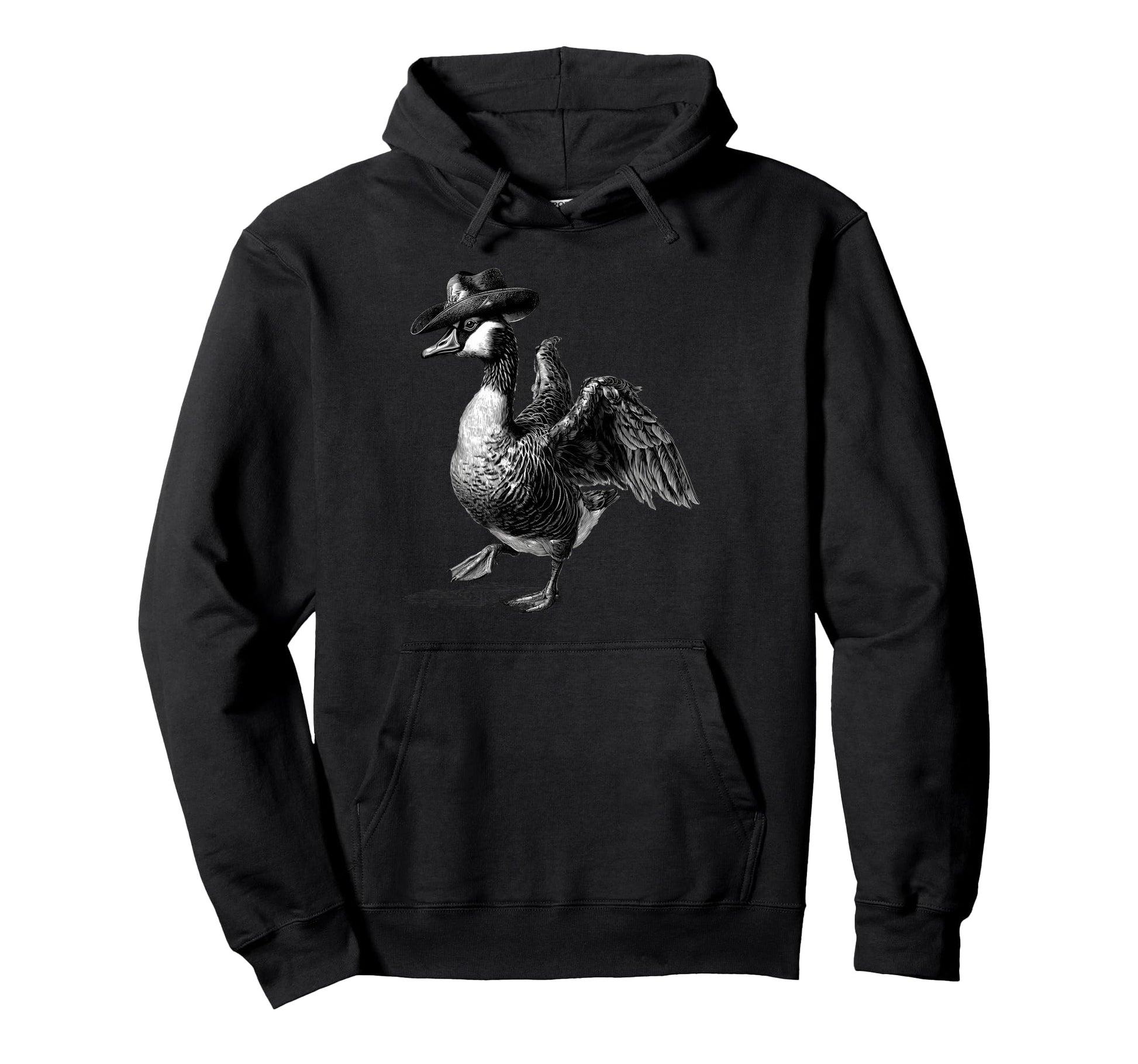 Goose Cowboy Rodeo Cowgirl Western Hoodie - Novelty Apparel for Adults - T-Shirt, Sweatshirt, Hoodie