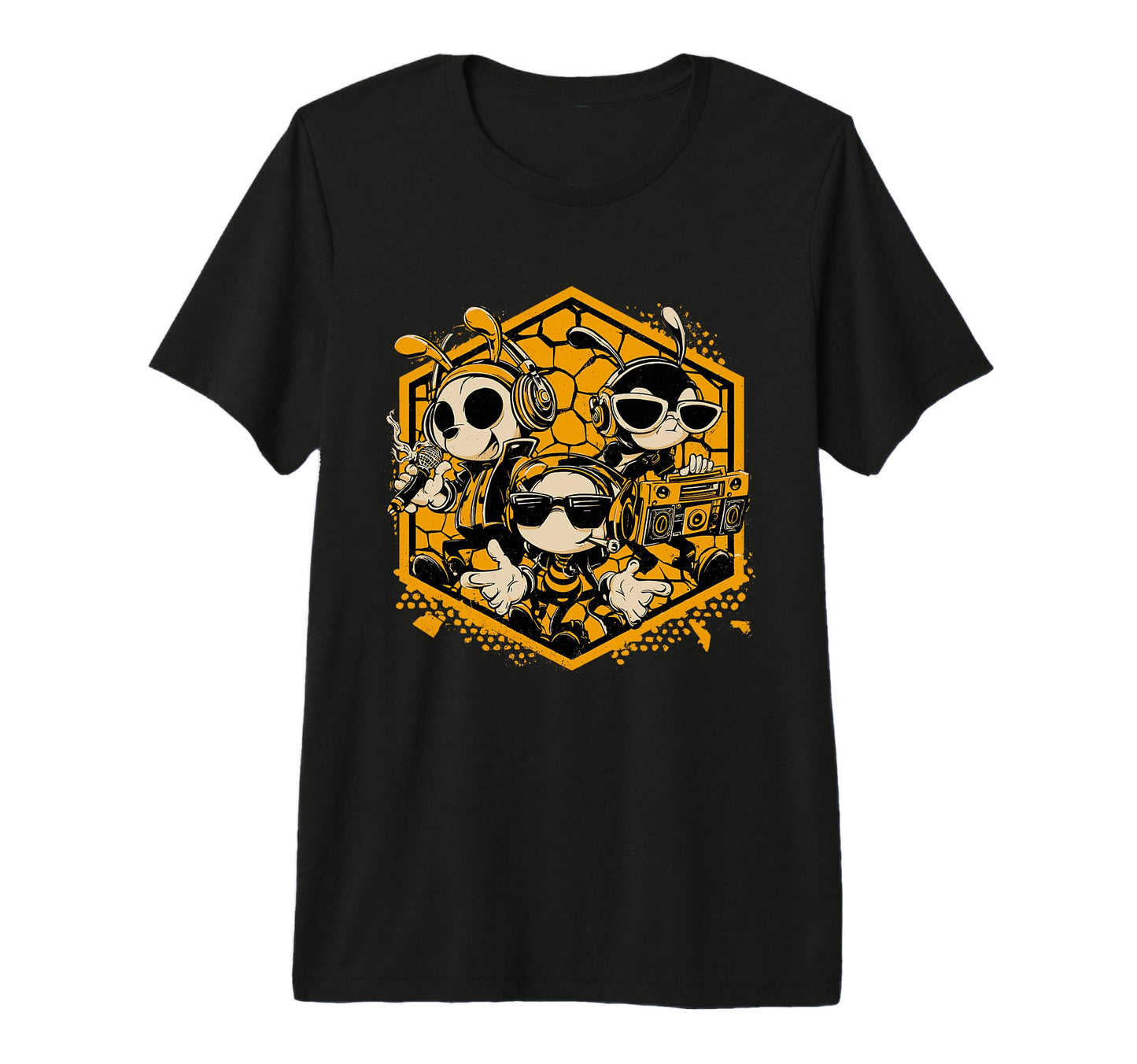 Bees Hip Hop Dance Crew Old School T-Shirt - Streetwear Style Men Women - T-Shirt, Sweatshirt, Hoodie