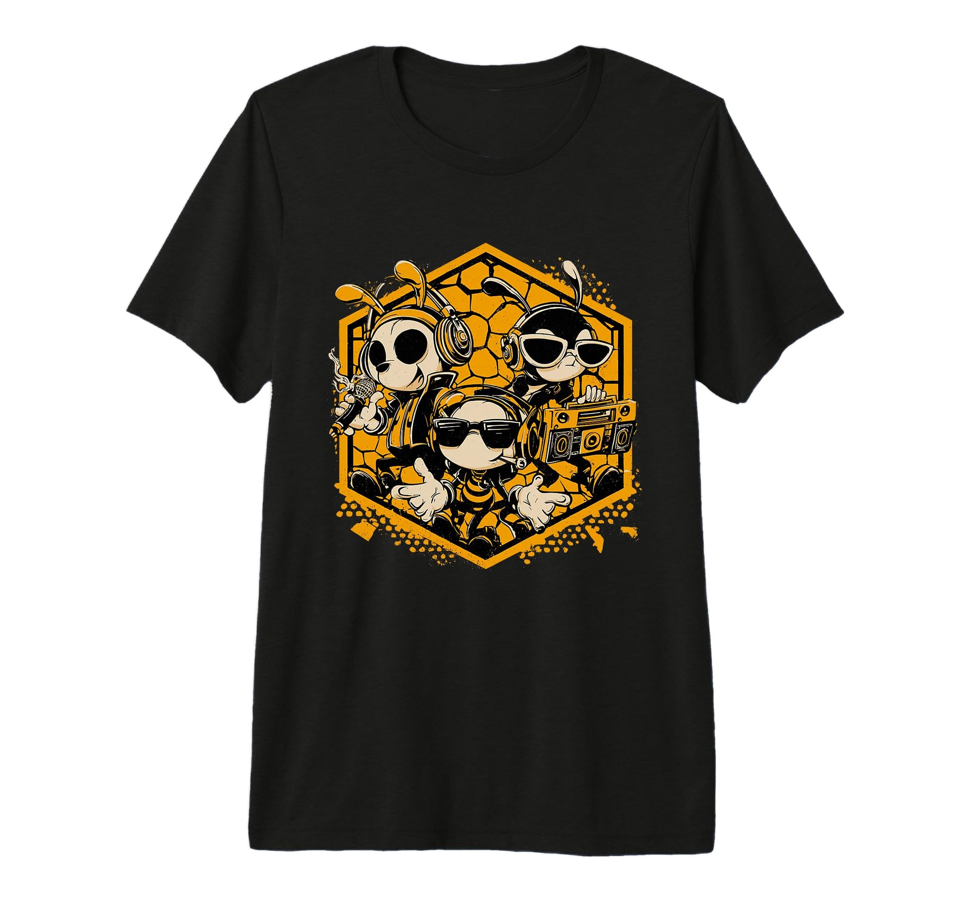 Bees Hip Hop Dance Crew Old School T-Shirt - Streetwear Style Men Women - T-Shirt, Sweatshirt, Hoodie