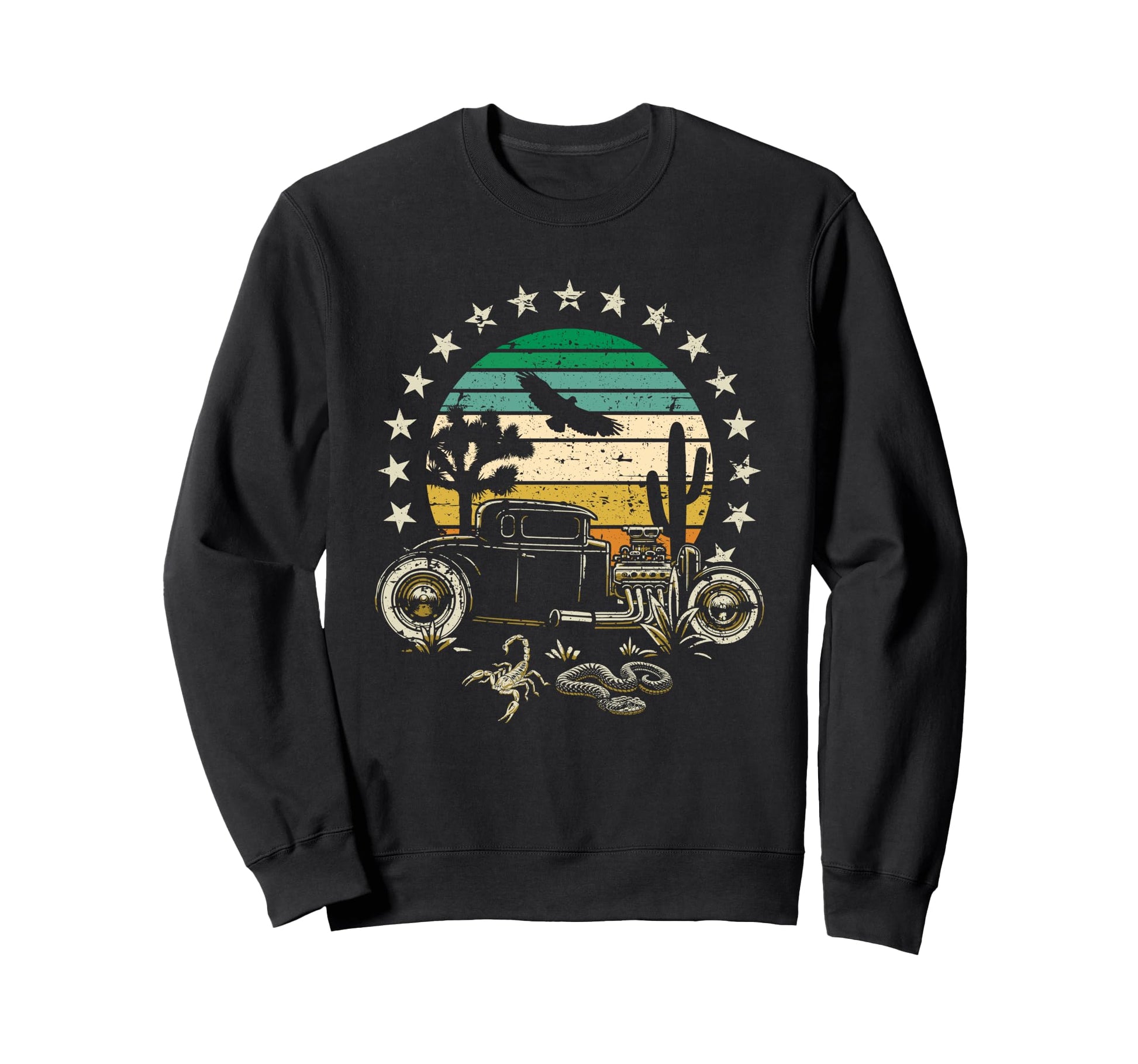 Southwest Usa Hotrod Sweatshirt - Casual Everyday Wear Men Women - T-Shirt, Sweatshirt, Hoodie