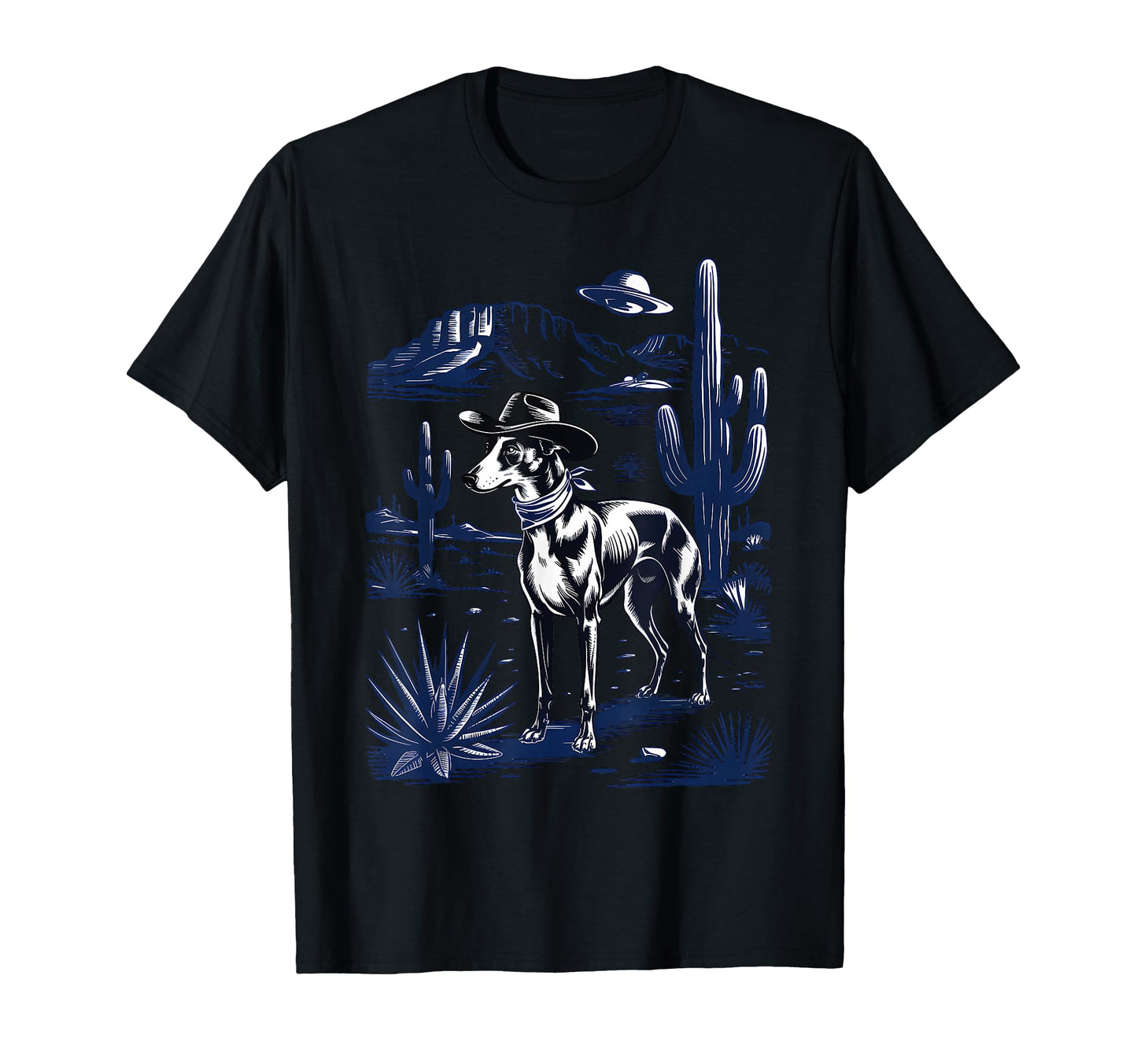 Ufo Greyhound Western Alien 90S T-Shirt - Streetwear Style Men Women - T-Shirt, Sweatshirt, Hoodie