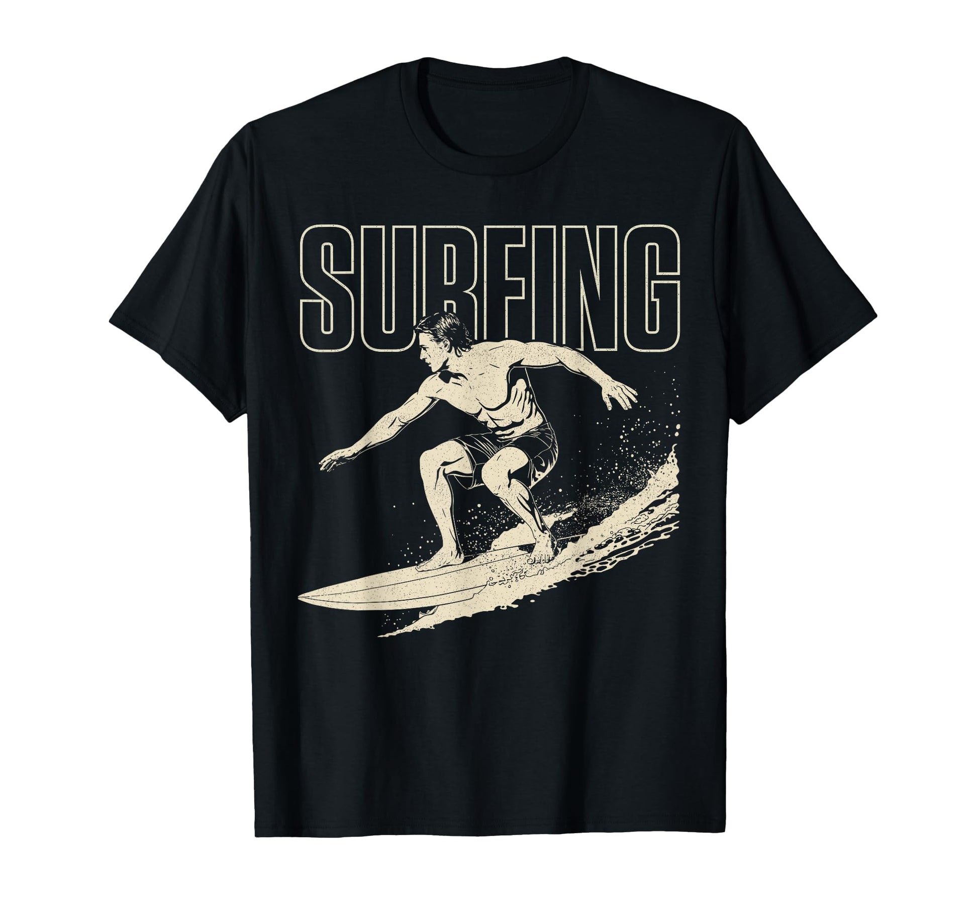 Surfing Wave Surfer Hawaii Beach T-Shirt - Streetwear Style for Adults - T-Shirt, Sweatshirt, Hoodie