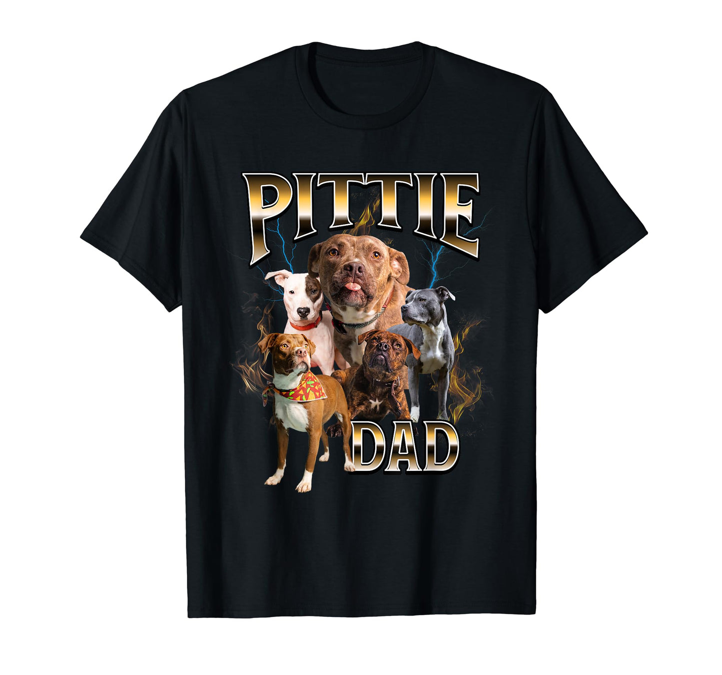 Bootlet Grunge 90S Rap Pittie Dad Pitbull T-Shirt - Trendy Graphic Unisex - T-Shirt, Sweatshirt, Hoodie
