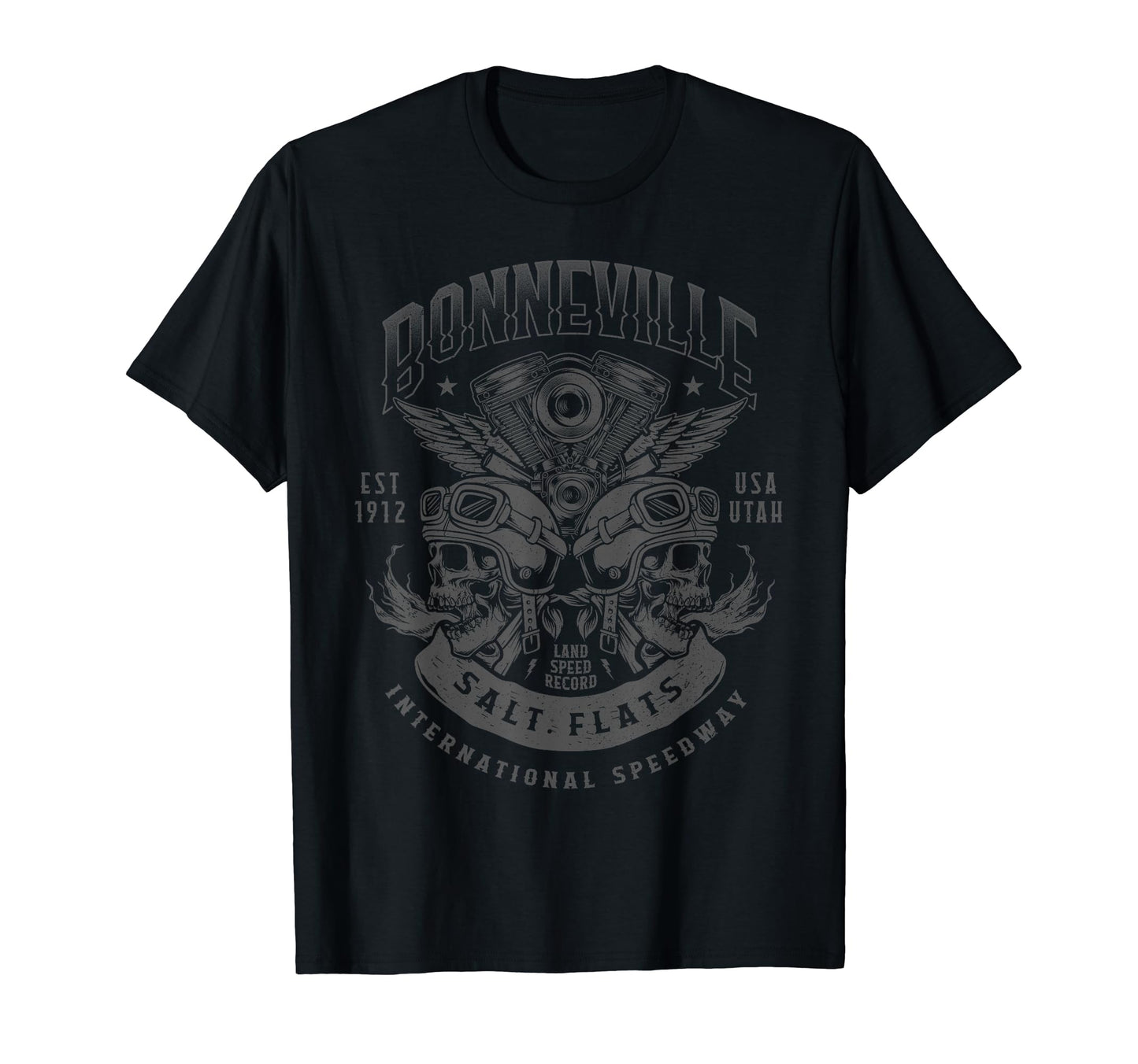 Bonneville Salt Flats Motorcycle T-Shirt - Casual Everyday Wear Unisex - T-Shirt, Sweatshirt, Hoodie