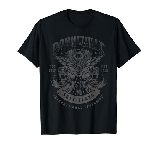 Bonneville Salt Flats Motorcycle T-Shirt - Casual Everyday Wear Unisex - T-Shirt, Sweatshirt, Hoodie