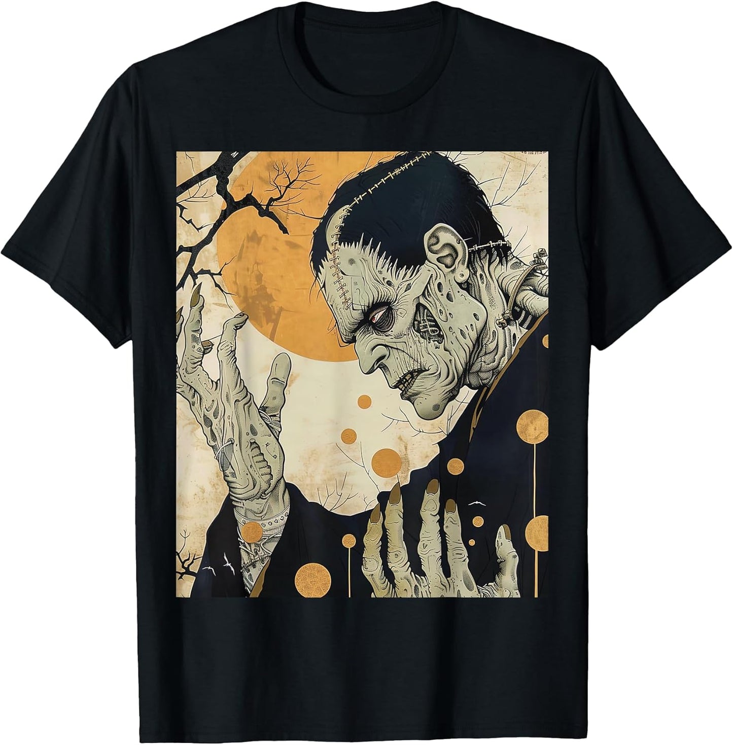 Retro Vintage Horror Halloween Designs - Adult & Kids T-Shirts, Sweatshirts & Hoodies apparel design preview 1