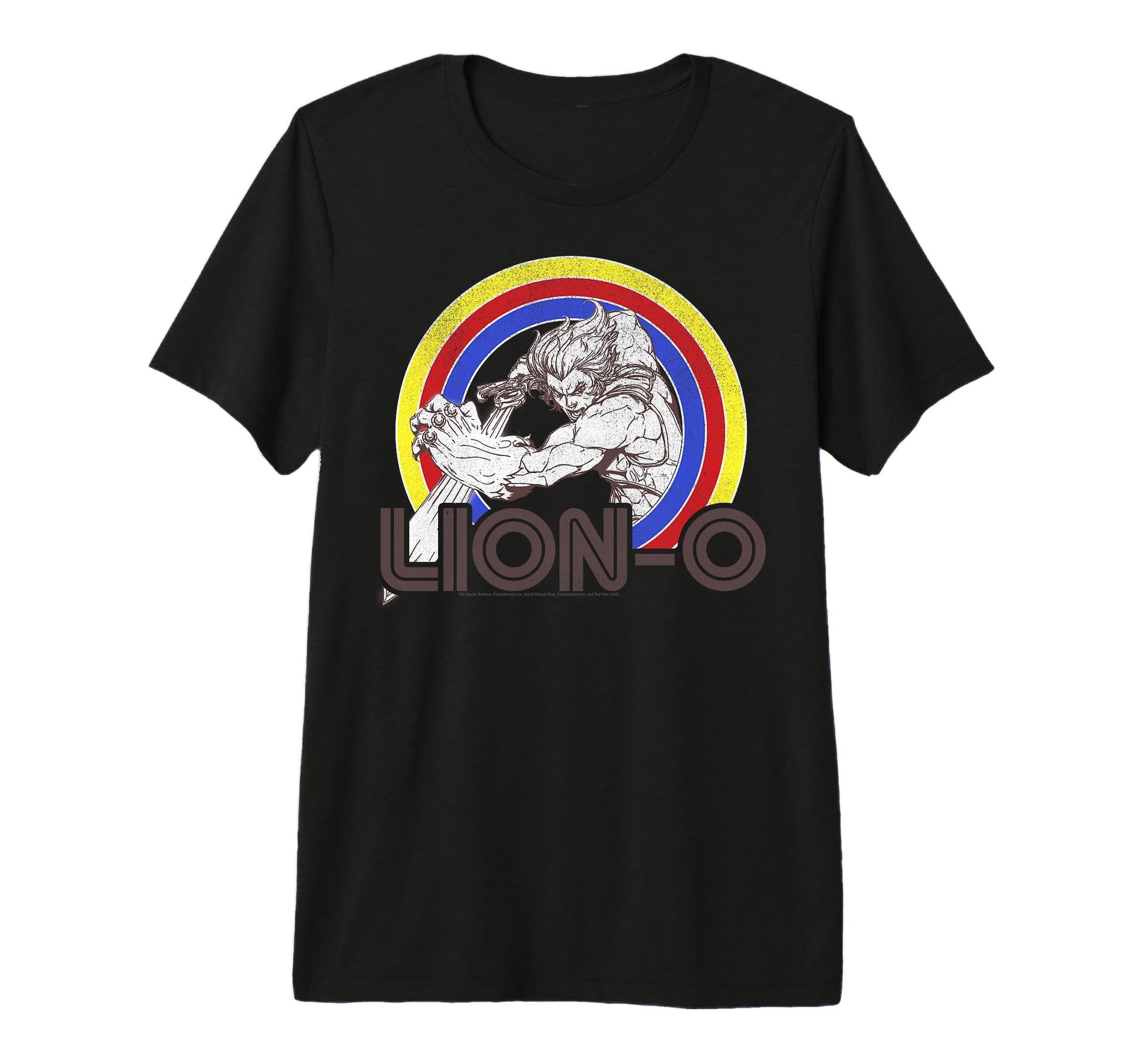 Thundercats Lion O Rainbow Tri Blend T-Shirt - Unique Graphic for Adults - T-Shirt, Sweatshirt, Hoodie