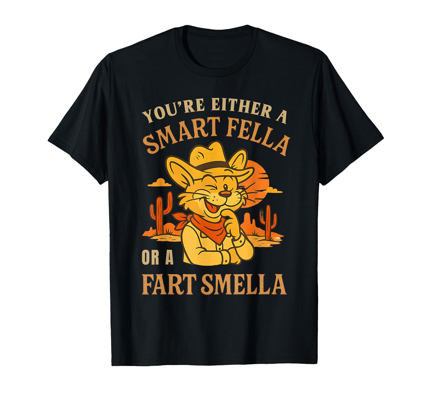Smart Fella Or Fart Smella Funny T-Shirt - Aesthetic Graphic for Adults - T-Shirt, Sweatshirt, Hoodie