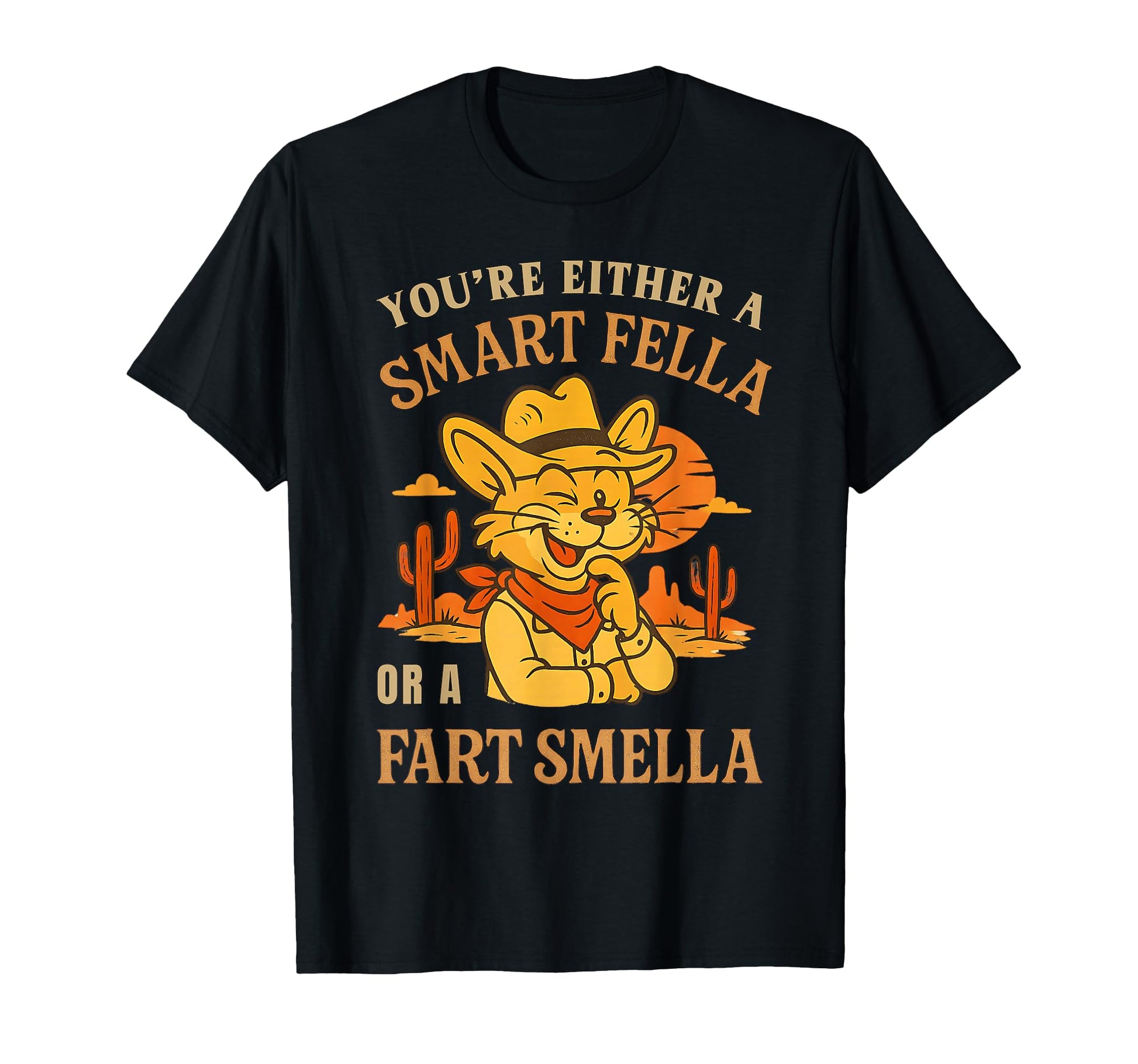 Smart Fella Or Fart Smella Funny T-Shirt - Aesthetic Graphic for Adults - T-Shirt, Sweatshirt, Hoodie