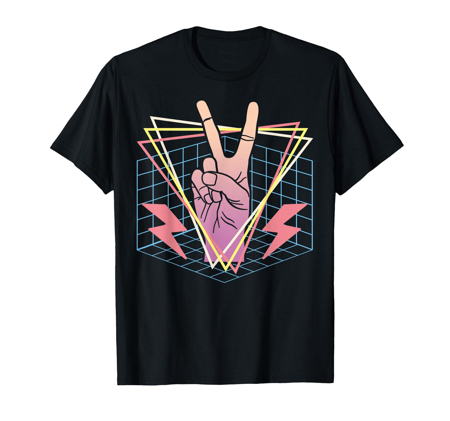 Peace Sign Vaporwave Aesthetic T-Shirt - Aesthetic Graphic for Adults - T-Shirt, Sweatshirt, Hoodie