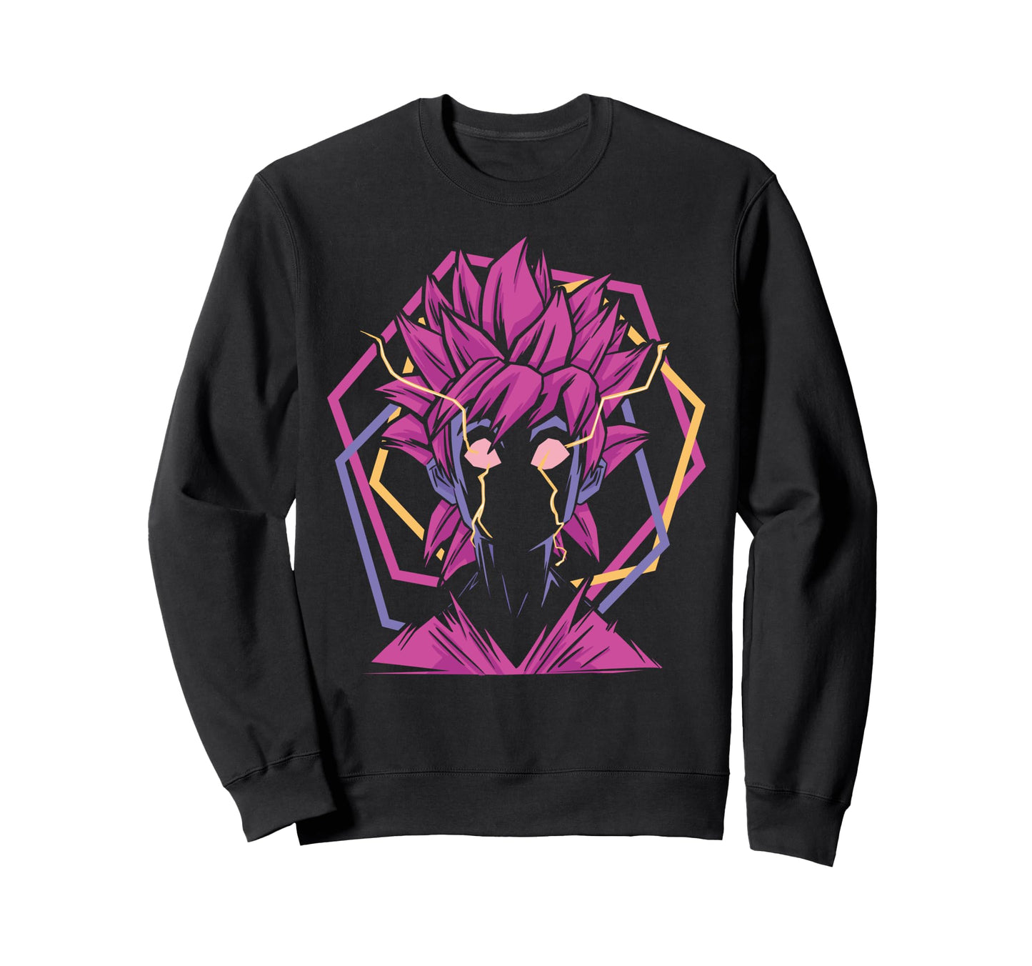Anime Powers Vaporwave Japanese Sweatshirt - Trendy Graphic Men Women - T-Shirt, Sweatshirt, Hoodie
