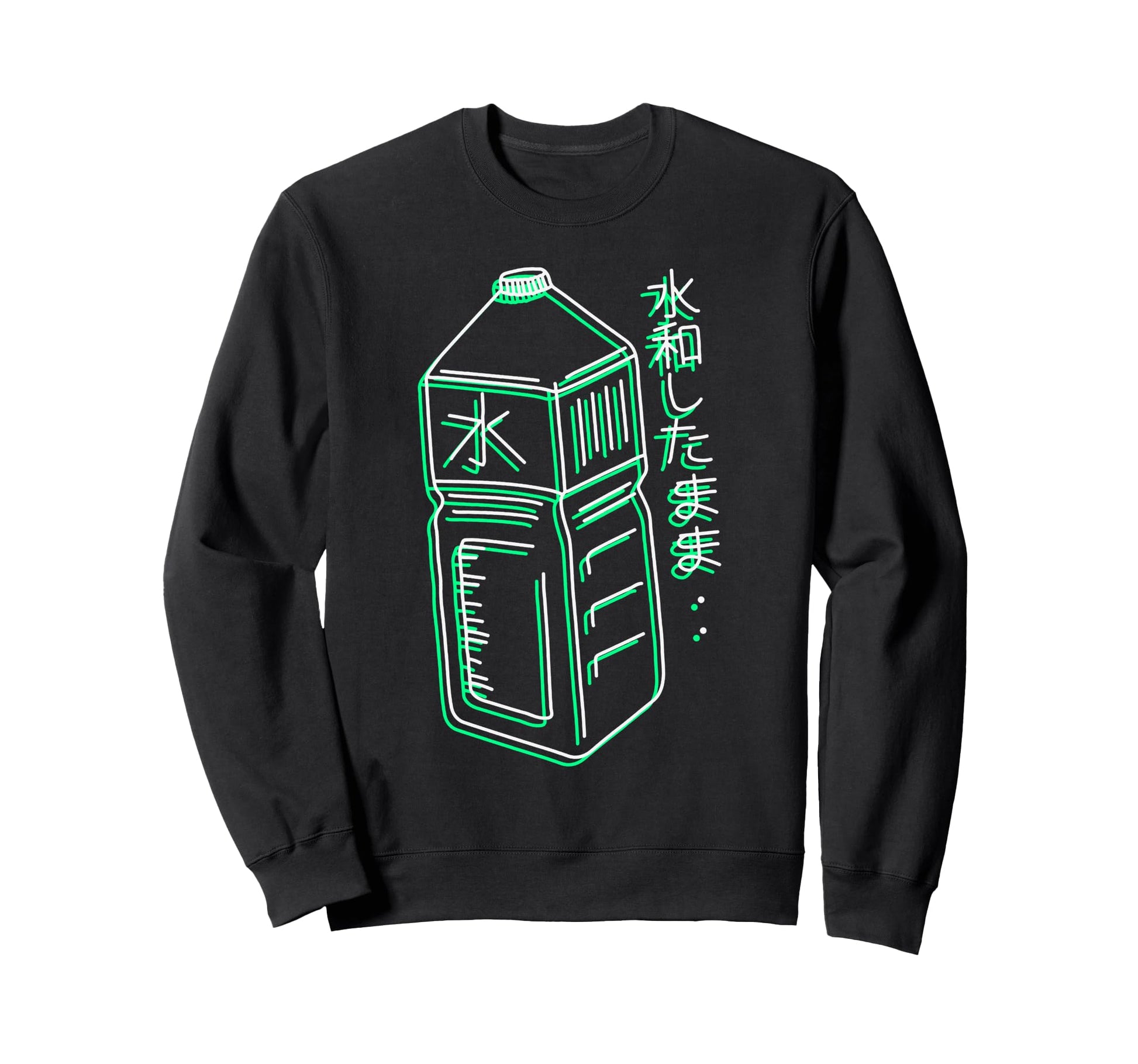 Stay Hydrated Japanese Vaporwave Sweatshirt - Fun Novelty Design Men Women - T-Shirt, Sweatshirt, Hoodie
