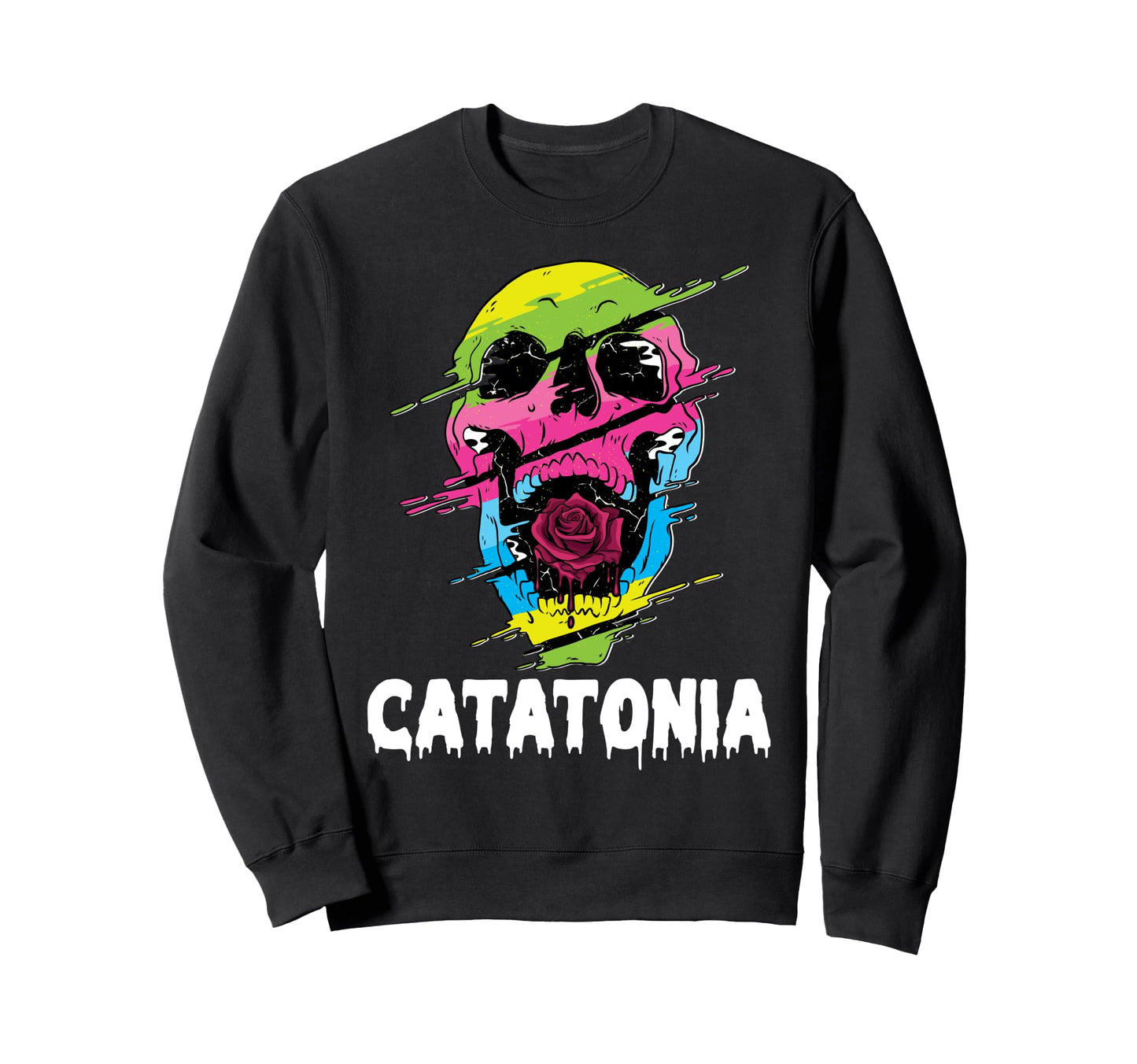 Catatonia Indie Aesthetic Vaporwave Sweatshirt - Unique Graphic for Adults - T-Shirt, Sweatshirt, Hoodie