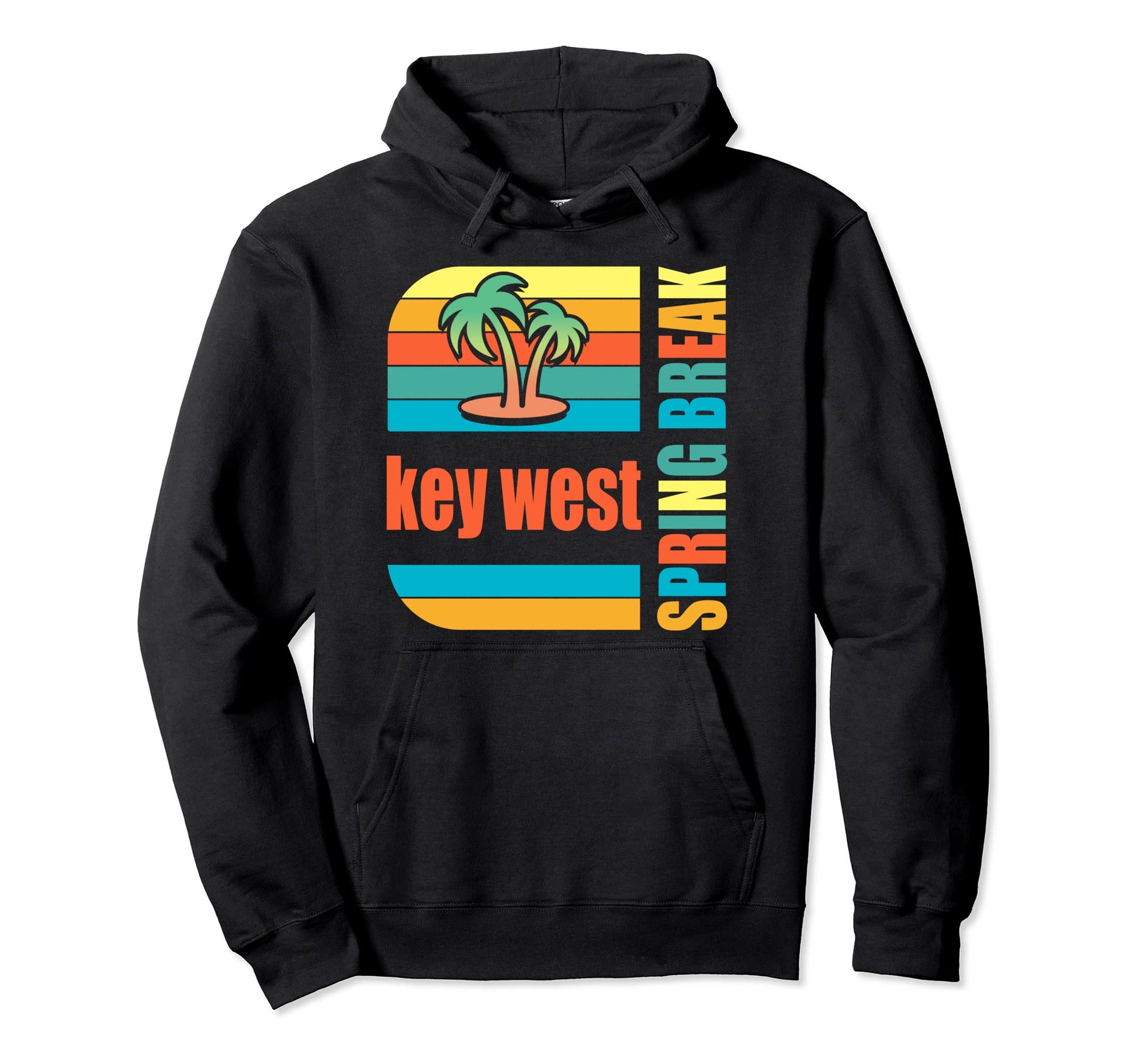 Key West Spring Break High School Hoodie - Minimalist Print for Adults - T-Shirt, Sweatshirt, Hoodie
