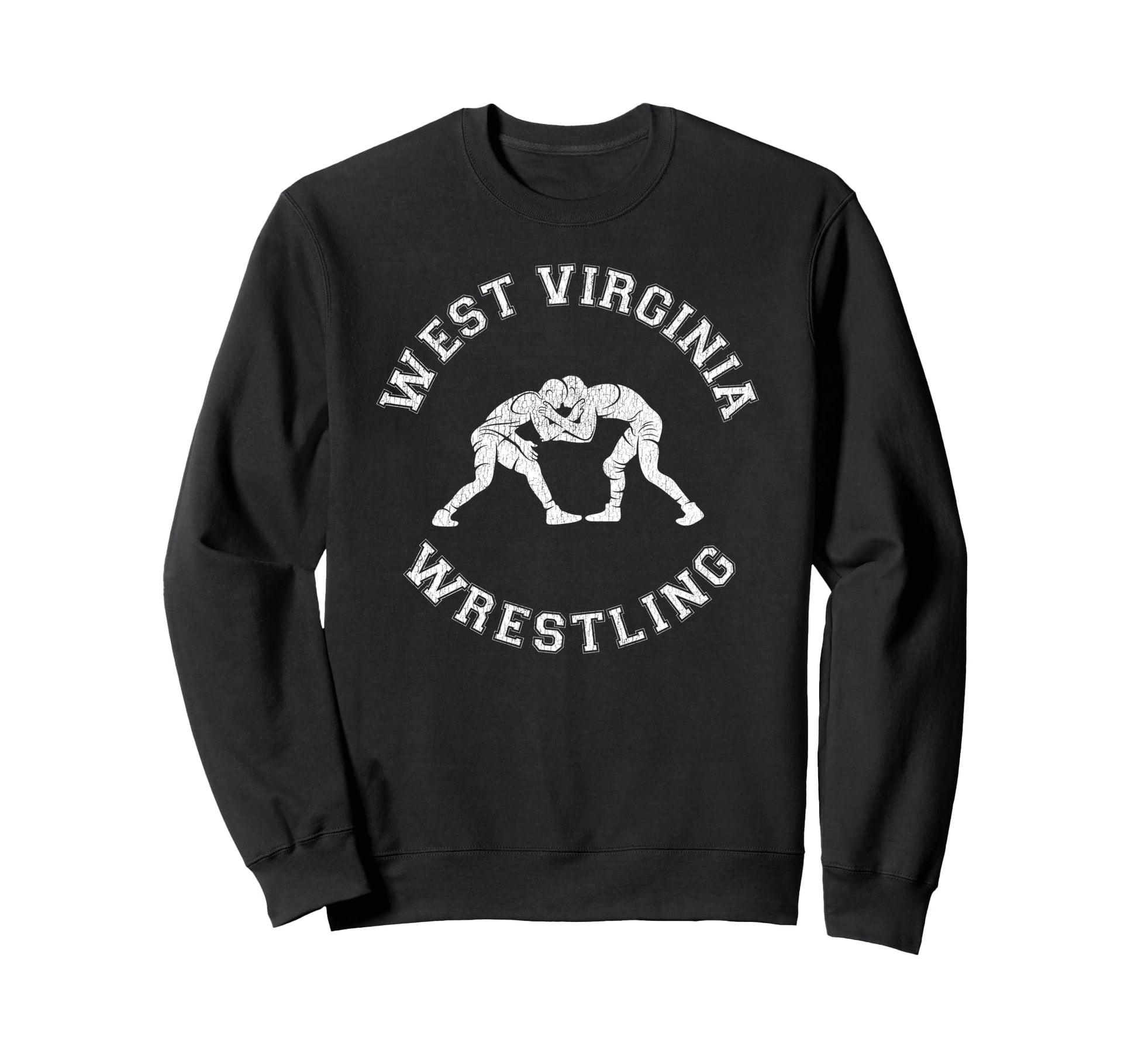 West Virginia Wrestling Sweatshirt - Minimalist Print for Adults - T-Shirt, Sweatshirt, Hoodie