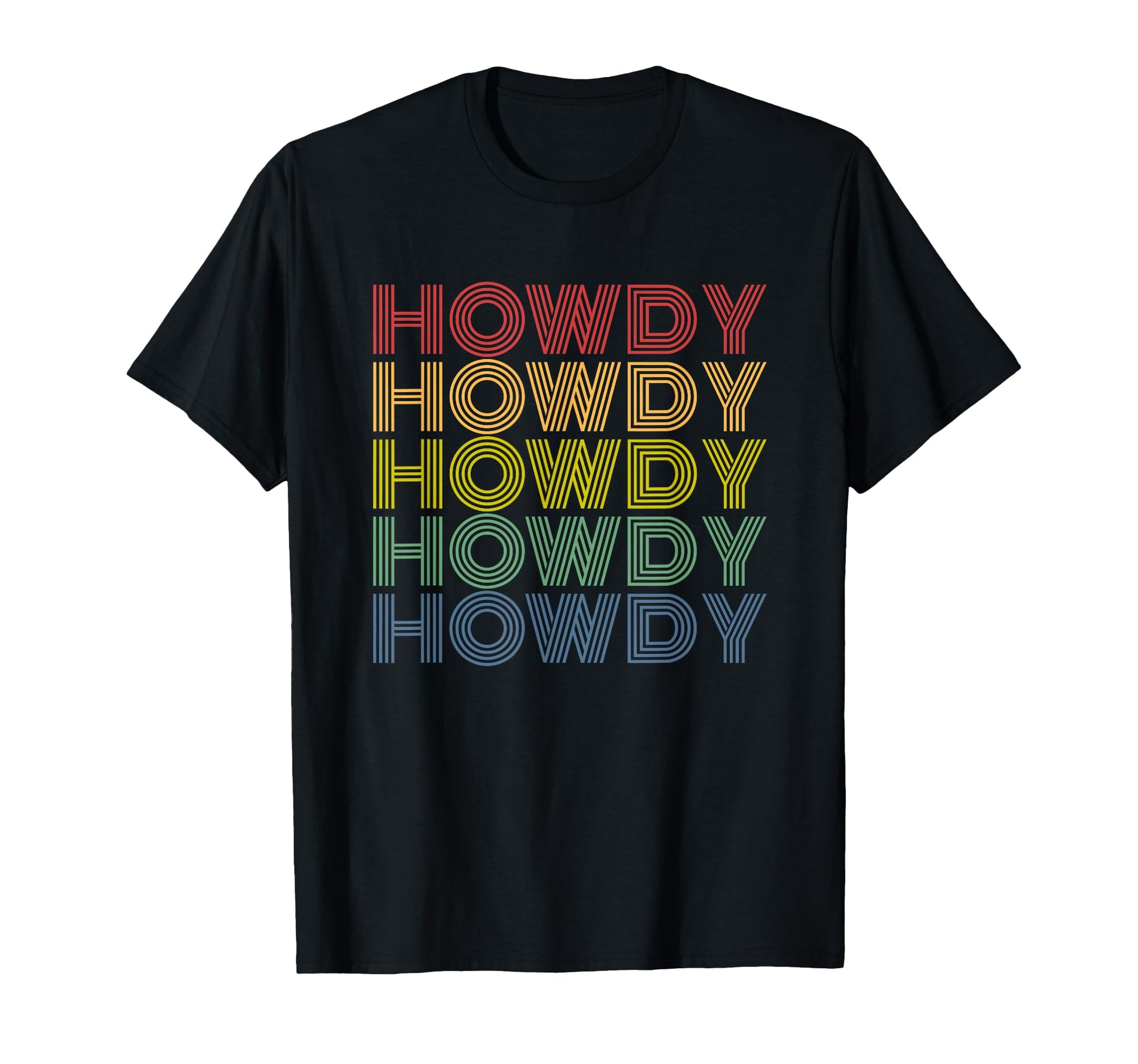 Howdy Rodeo Western Country Distressed T-Shirt - Trendy Graphic Unisex - T-Shirt, Sweatshirt, Hoodie