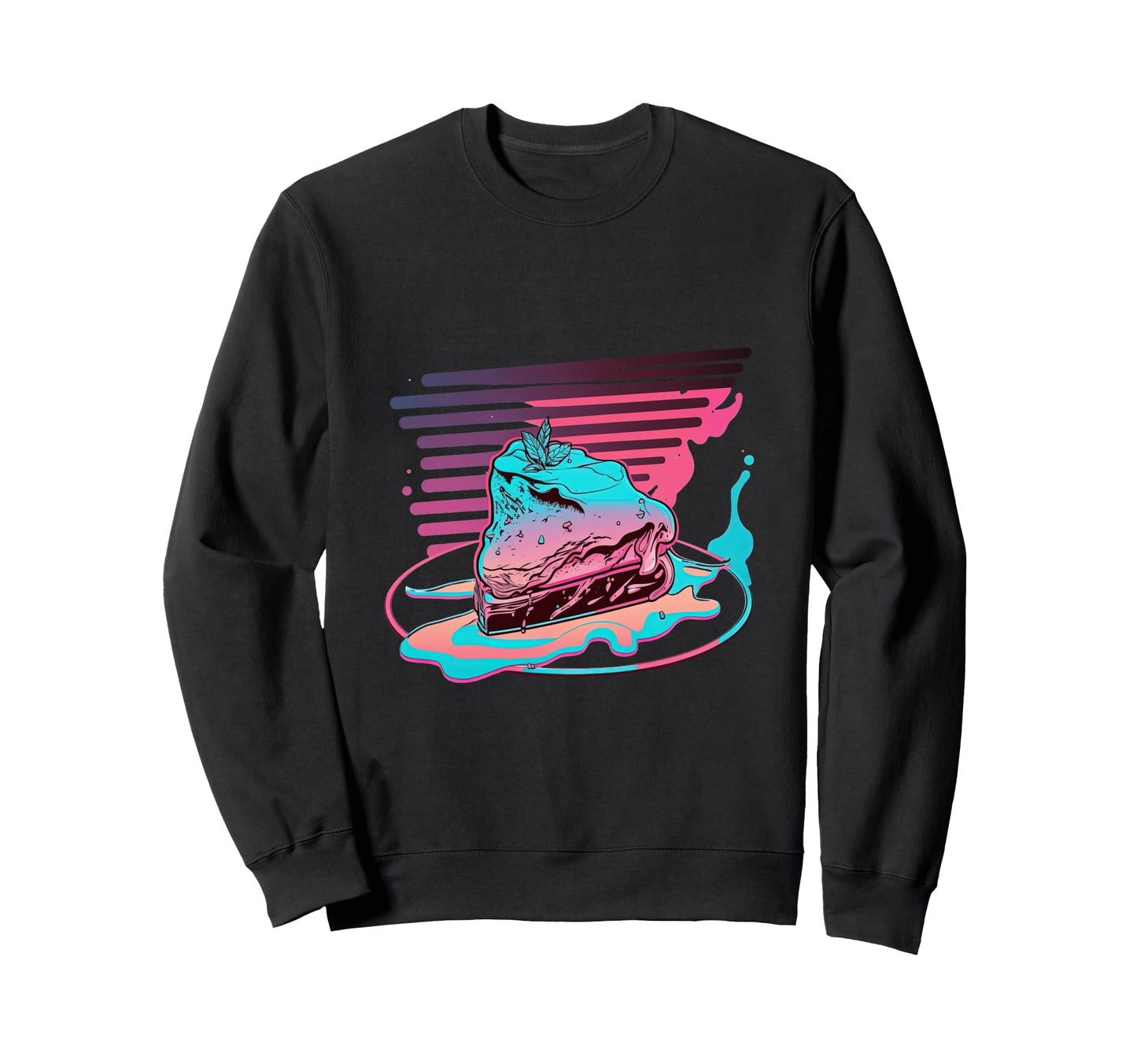 Vaporwave Steak 80S And 90S Aesthetics Sweatshirt - Unique Graphic Unisex - T-Shirt, Sweatshirt, Hoodie