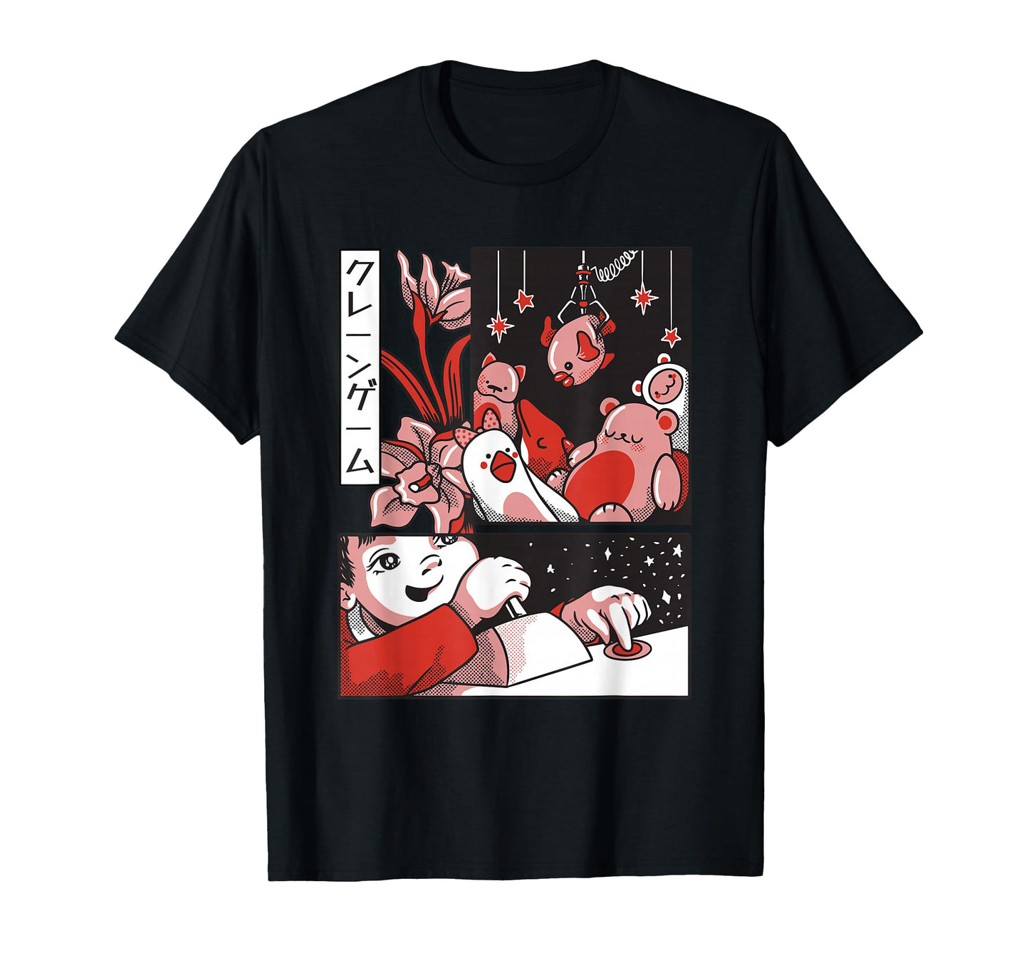 Lofi Vaporwave Claw Crane Aesthetic T-Shirt - Custom Art Print for Adults - T-Shirt, Sweatshirt, Hoodie