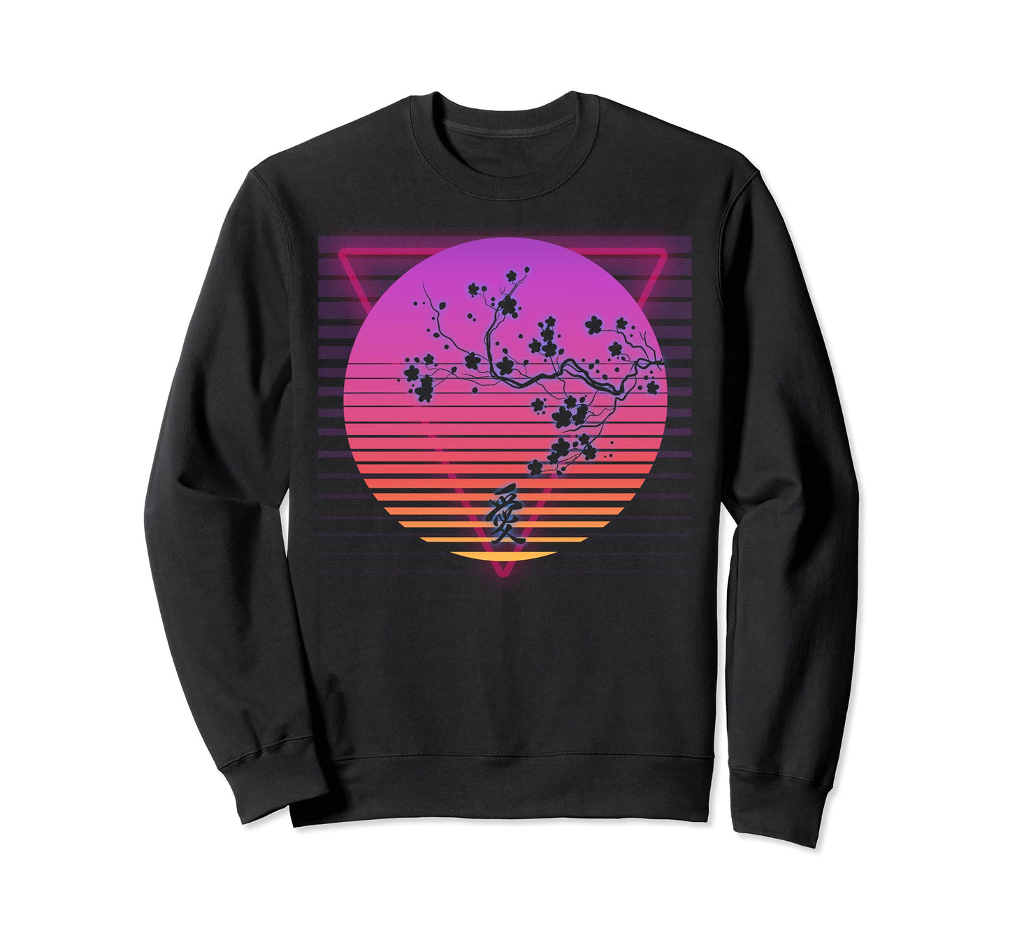 Cherry Blossom Tree Art Japanese Sweatshirt - Aesthetic Graphic Men Women - T-Shirt, Sweatshirt, Hoodie