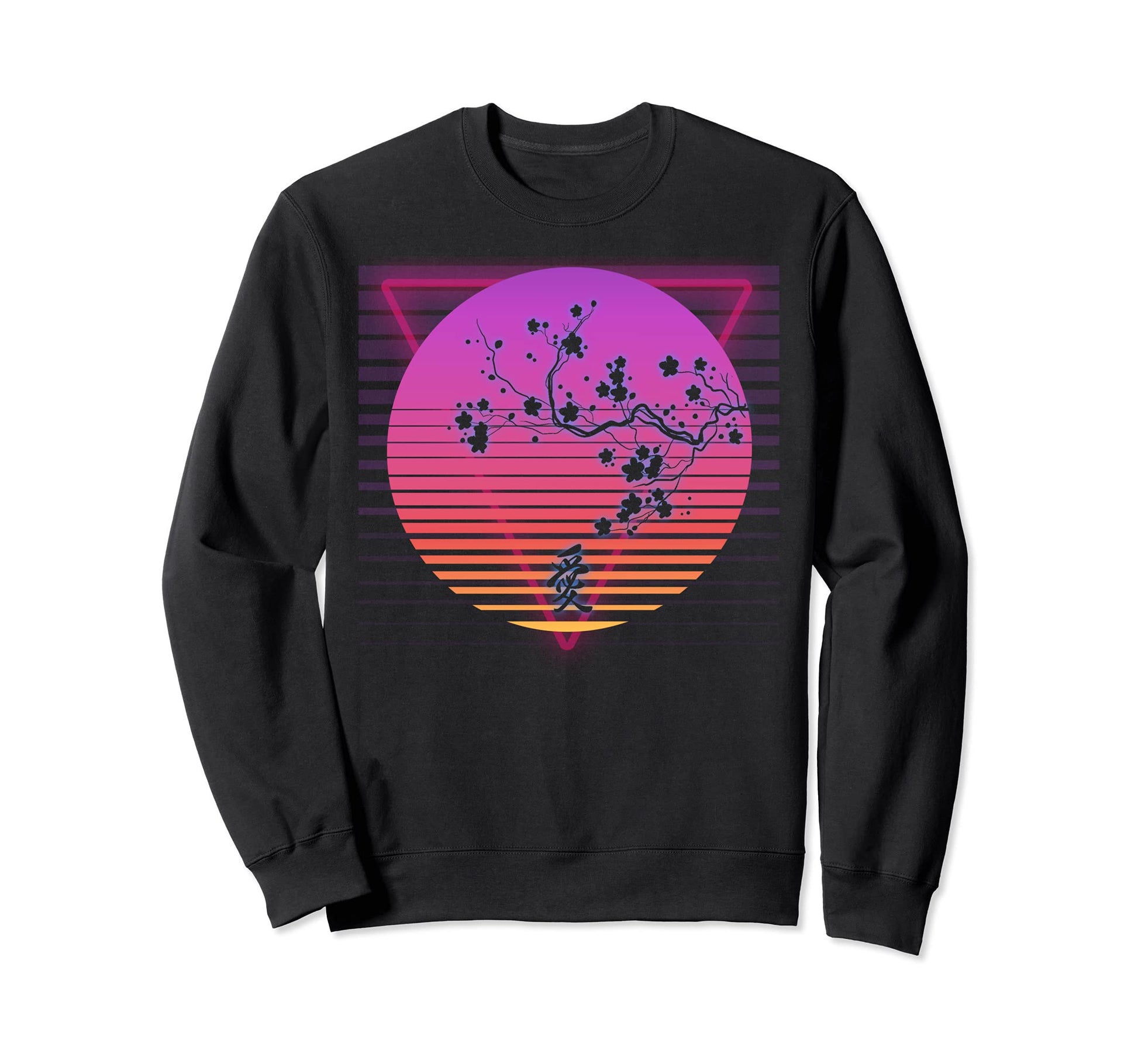 Cherry Blossom Tree Art Japanese Sweatshirt - Aesthetic Graphic Men Women - T-Shirt, Sweatshirt, Hoodie