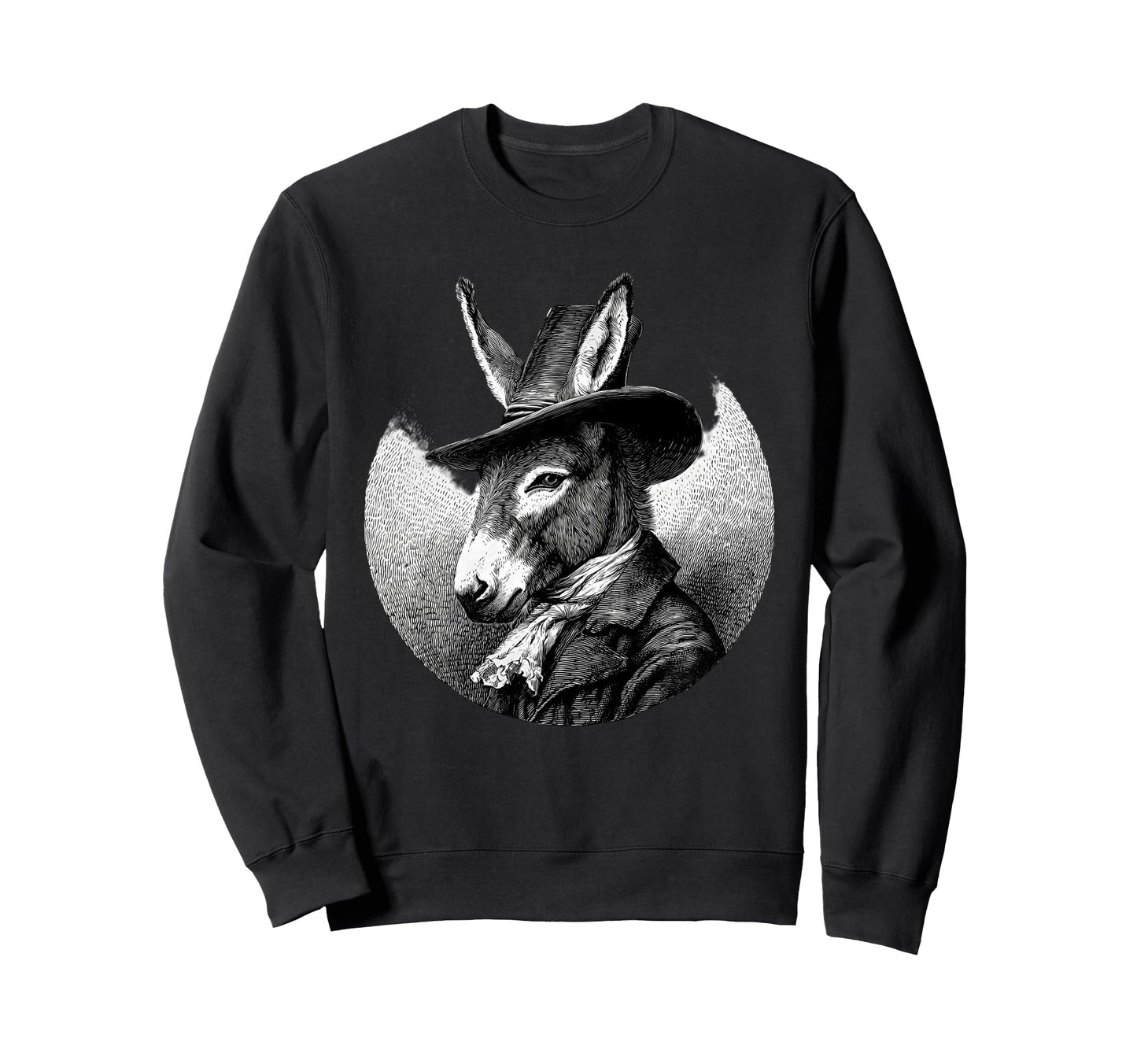 Donkey Cowboy Rodeo Cowgirl Western Sweatshirt - Novelty Apparel Unisex - T-Shirt, Sweatshirt, Hoodie