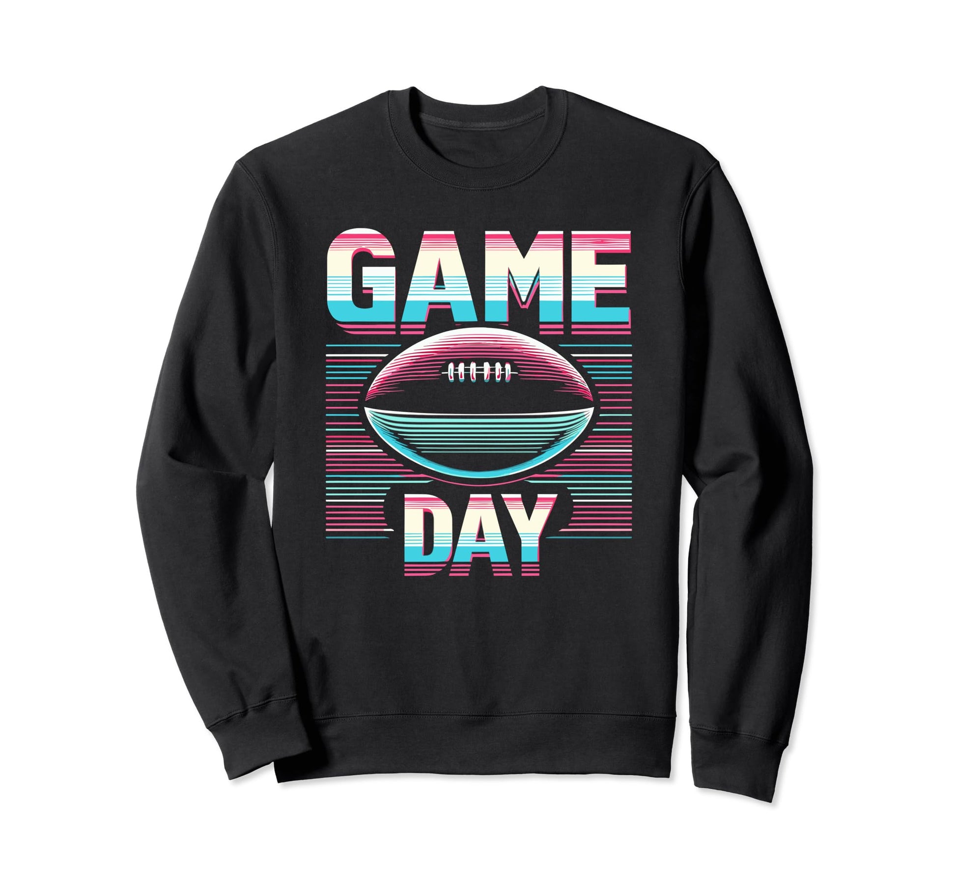 Vaporwave Aesthetic Game Day Sweatshirt - Casual Everyday Wear Unisex - T-Shirt, Sweatshirt, Hoodie