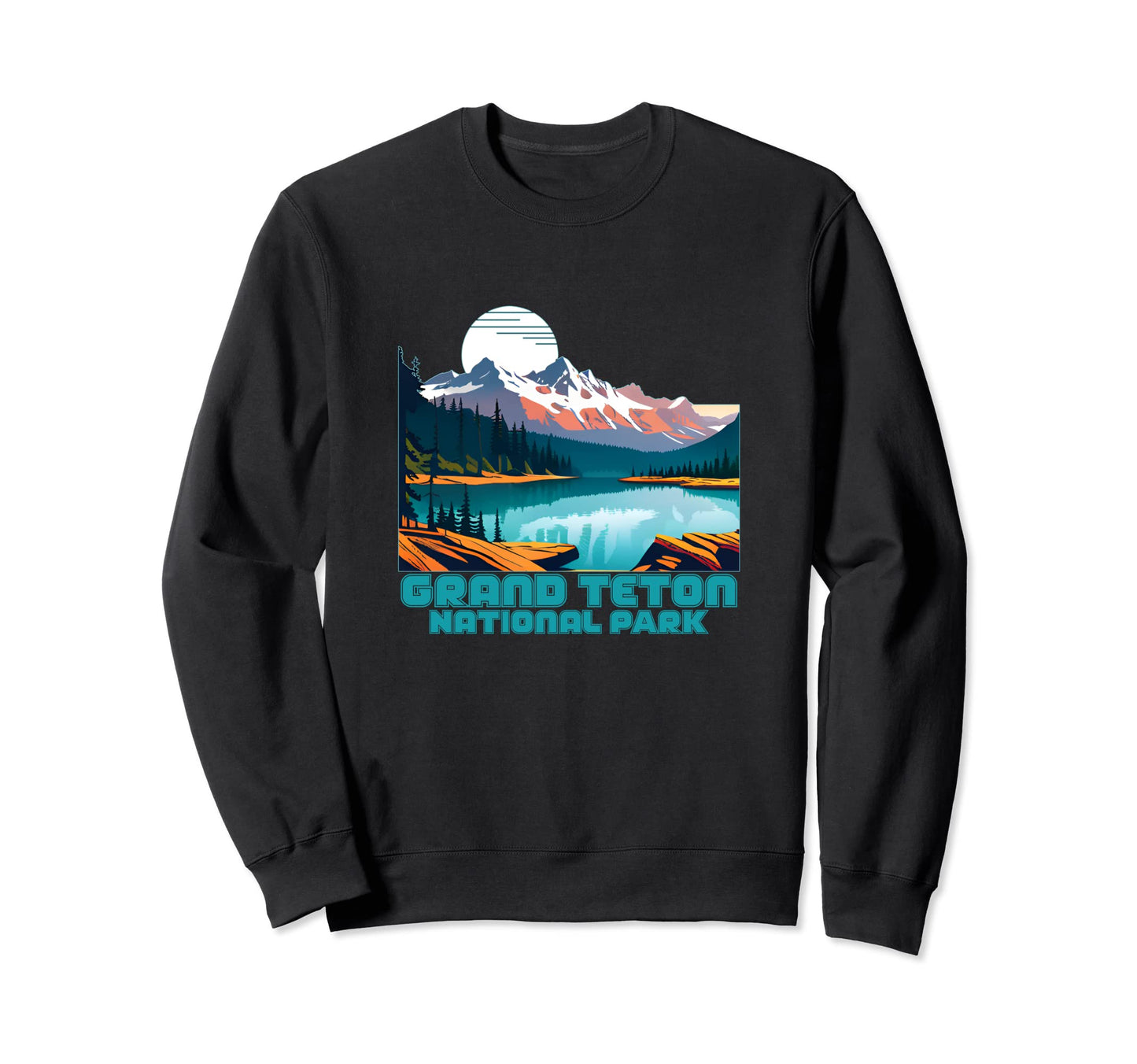 Grand Teton National Park Souvenir Sweatshirt - Streetwear Style for Adults - T-Shirt, Sweatshirt, Hoodie