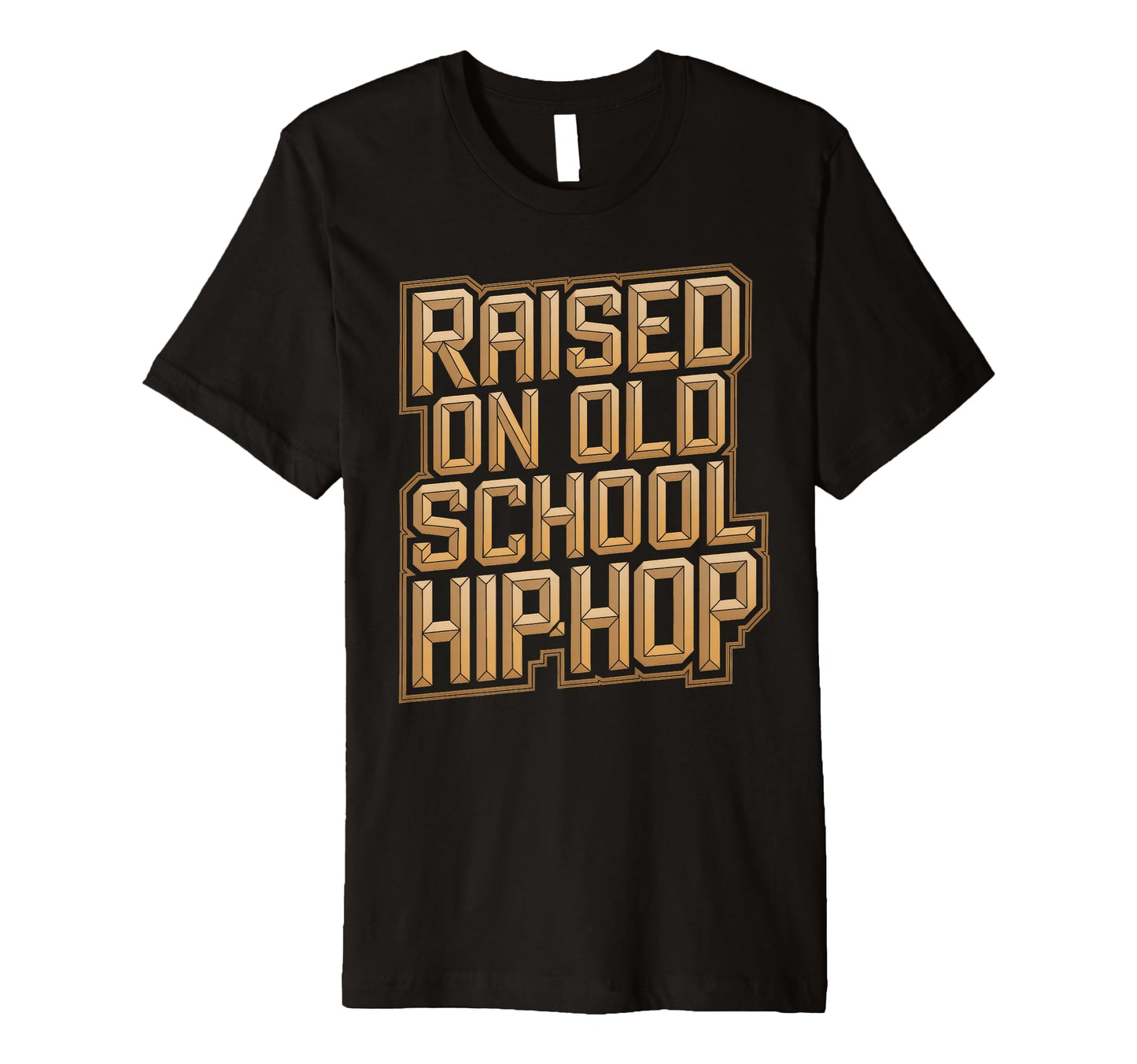 Raised Old School Hip Hop Cassette T-Shirt - Unique Graphic for Adults - T-Shirt, Sweatshirt, Hoodie