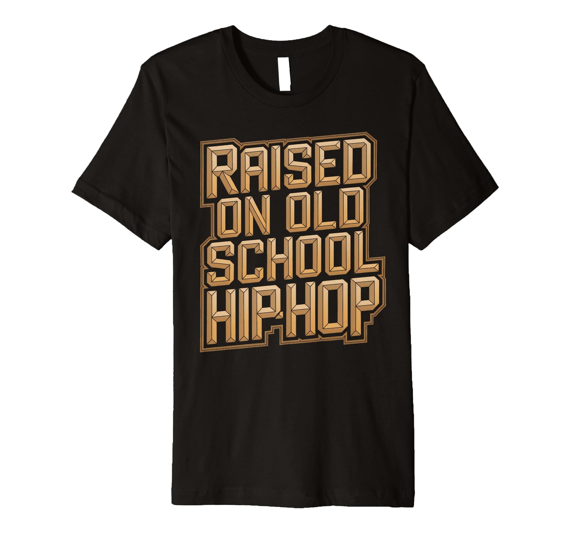 Raised Old School Hip Hop Cassette T-Shirt - Unique Graphic for Adults - T-Shirt, Sweatshirt, Hoodie