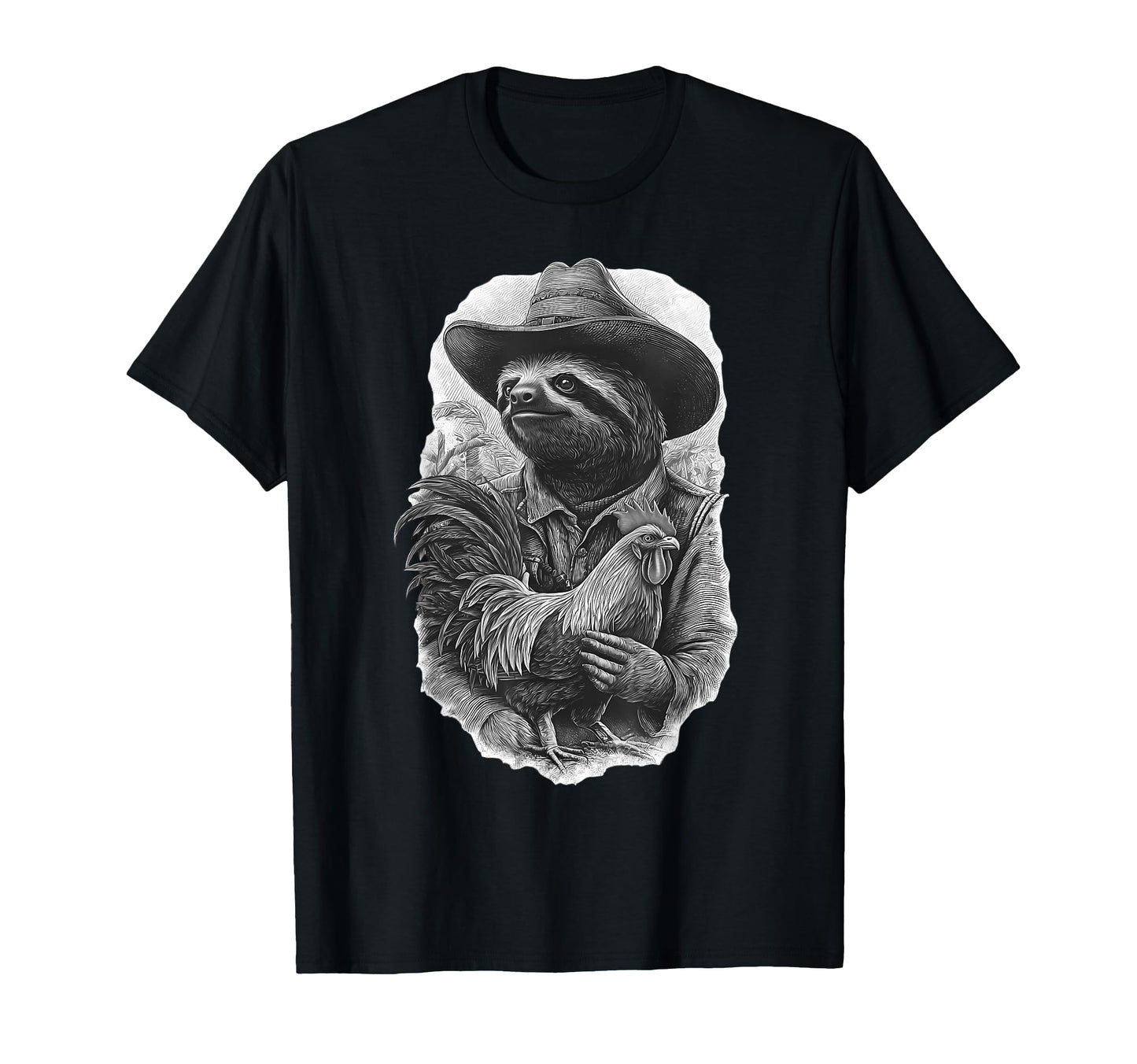 Sloth Cowboy Rodeo Cowgirl Western Country T-Shirt - Unique Graphic Unisex - T-Shirt, Sweatshirt, Hoodie