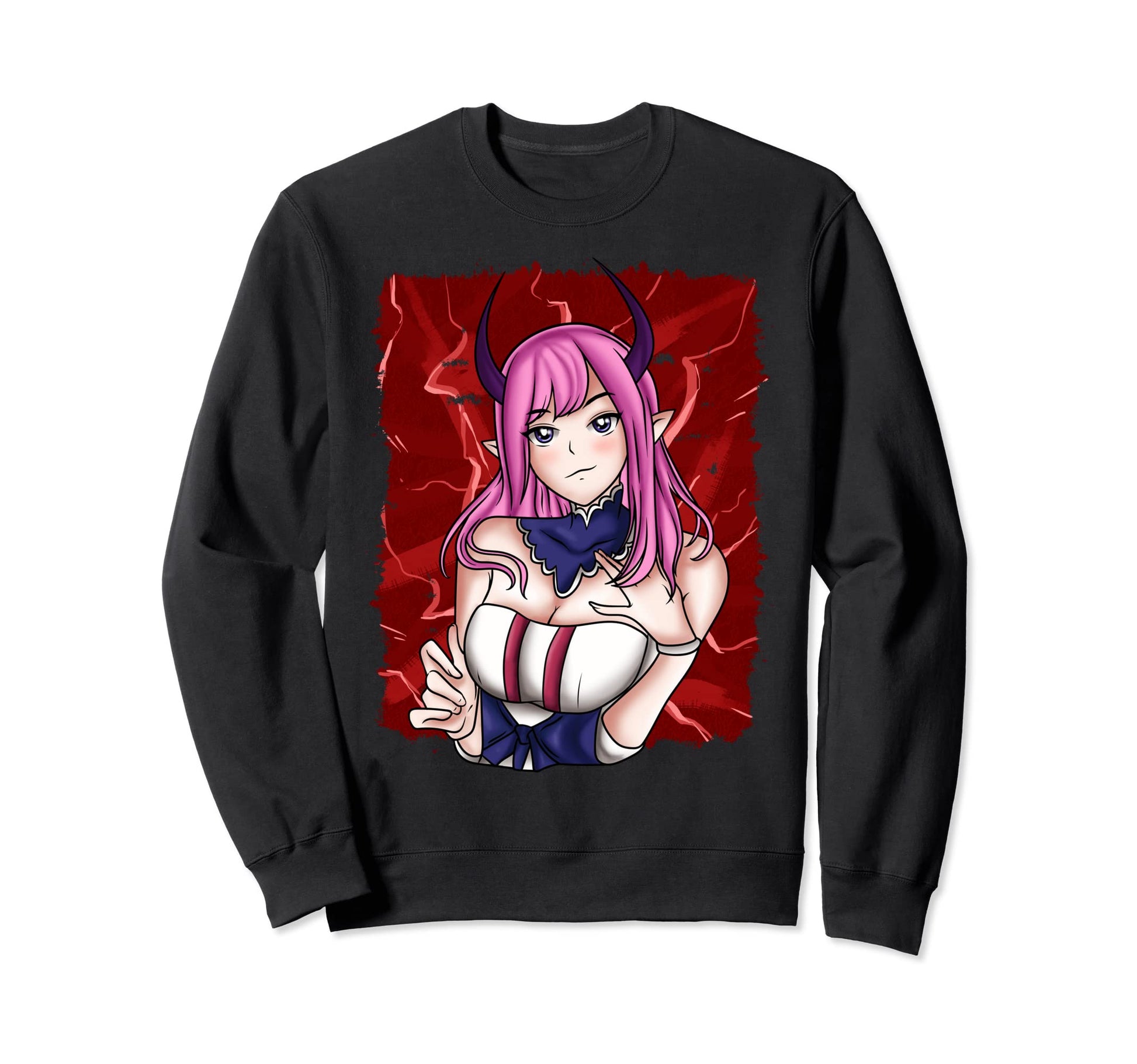 Anime Waifu Japanese Aesthetic Sweatshirt - Minimalist Print Men Women - T-Shirt, Sweatshirt, Hoodie
