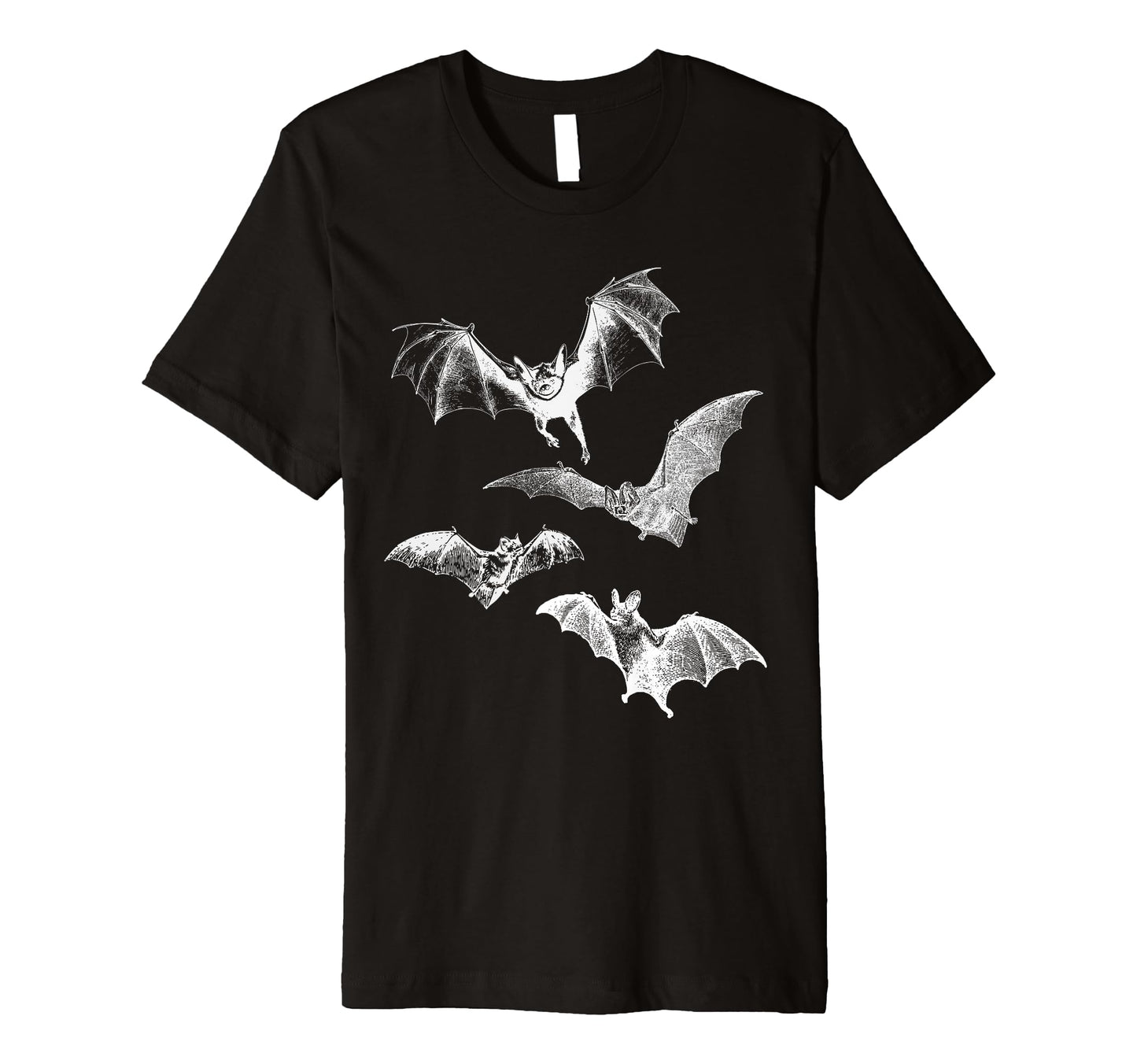 Grunge 90S Flying Bats Novelty T-Shirt - Aesthetic Graphic for Adults - T-Shirt, Sweatshirt, Hoodie