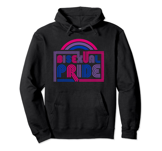 Bisexual Pride Bisexual Pride Flag Rainbow Hoodie - Trendy Graphic Unisex - T-Shirt, Sweatshirt, Hoodie