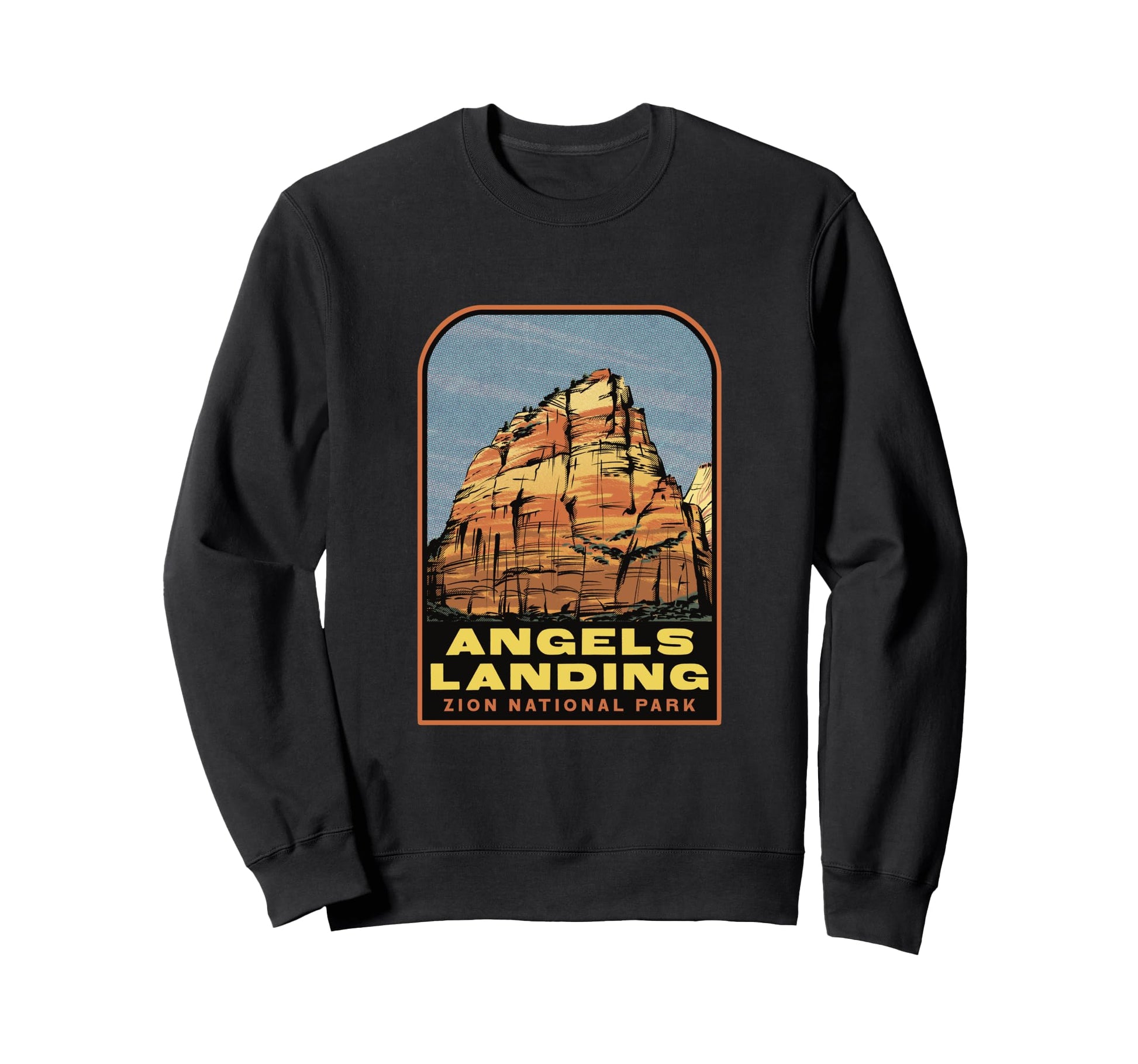 Angels Landing Zion National Park Sweatshirt - Novelty Apparel for Adults - T-Shirt, Sweatshirt, Hoodie