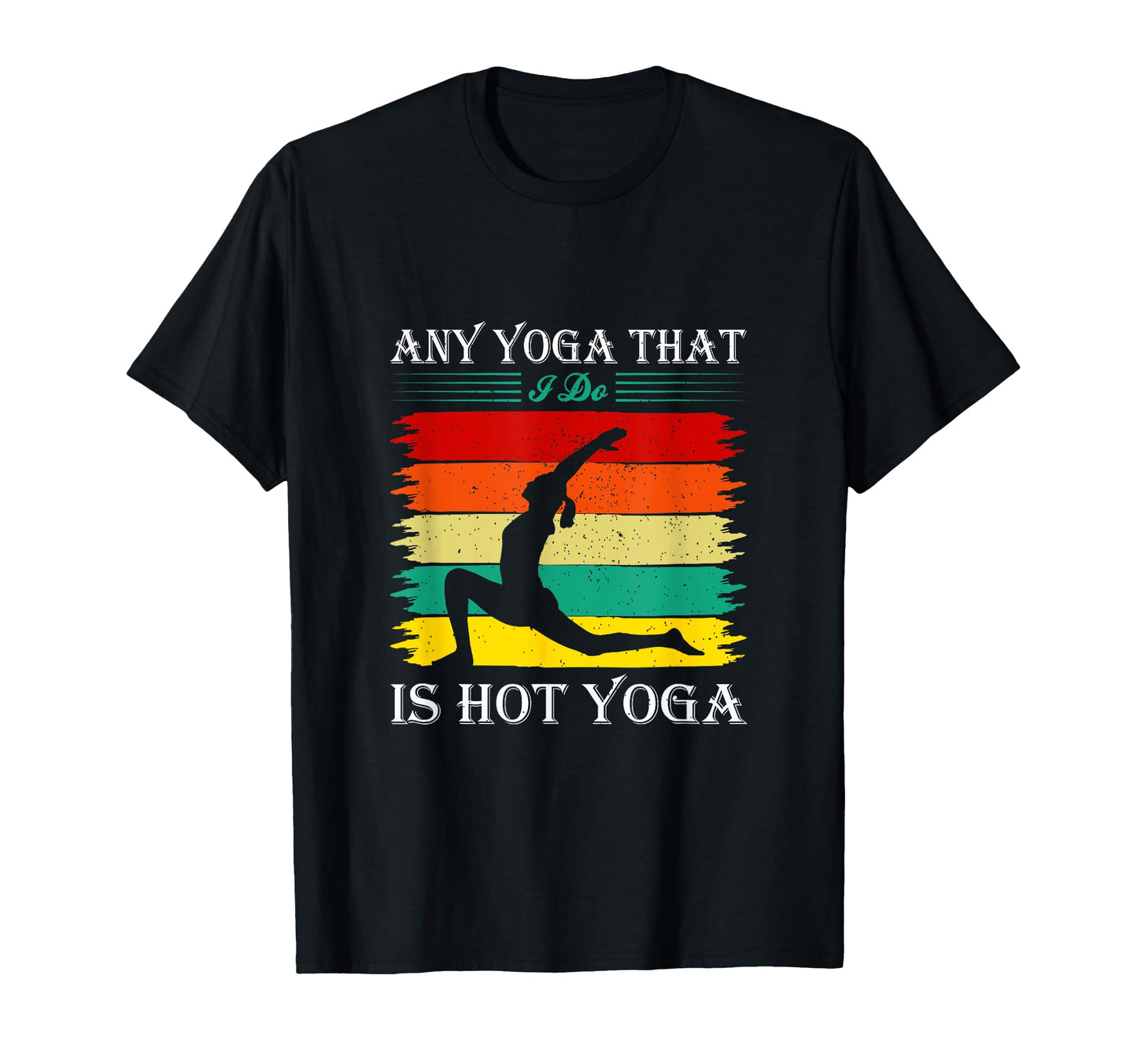 Yoga Rainbow Yoga Pose Yoga Lover T-Shirt - Unique Graphic Men Women - T-Shirt, Sweatshirt, Hoodie