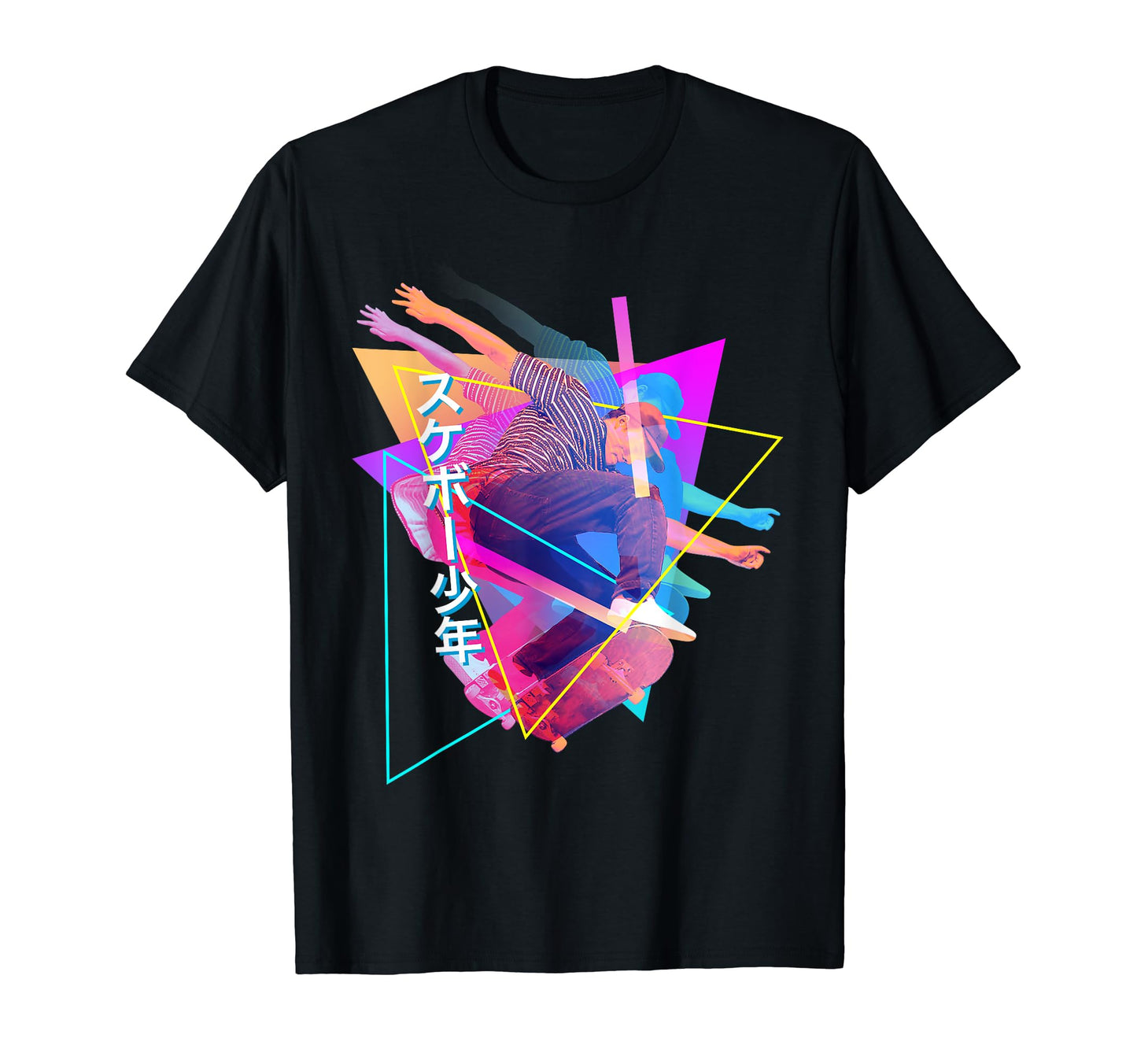 Skater Skateboarder Vaporwave T-Shirt - Casual Everyday Wear Unisex - T-Shirt, Sweatshirt, Hoodie