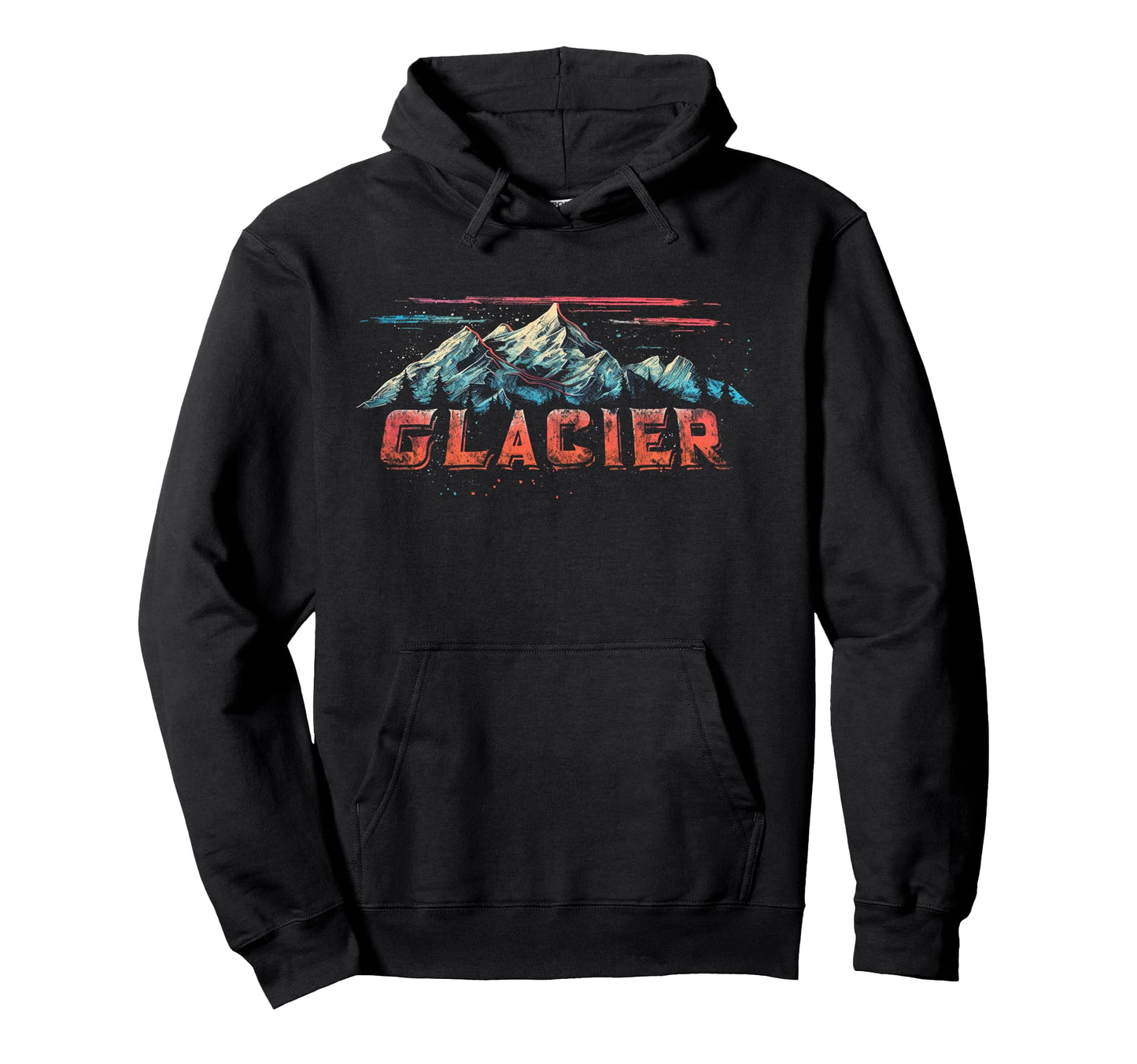 Glacier Us National Park Hoodie - Aesthetic Graphic Unisex - T-Shirt, Sweatshirt, Hoodie