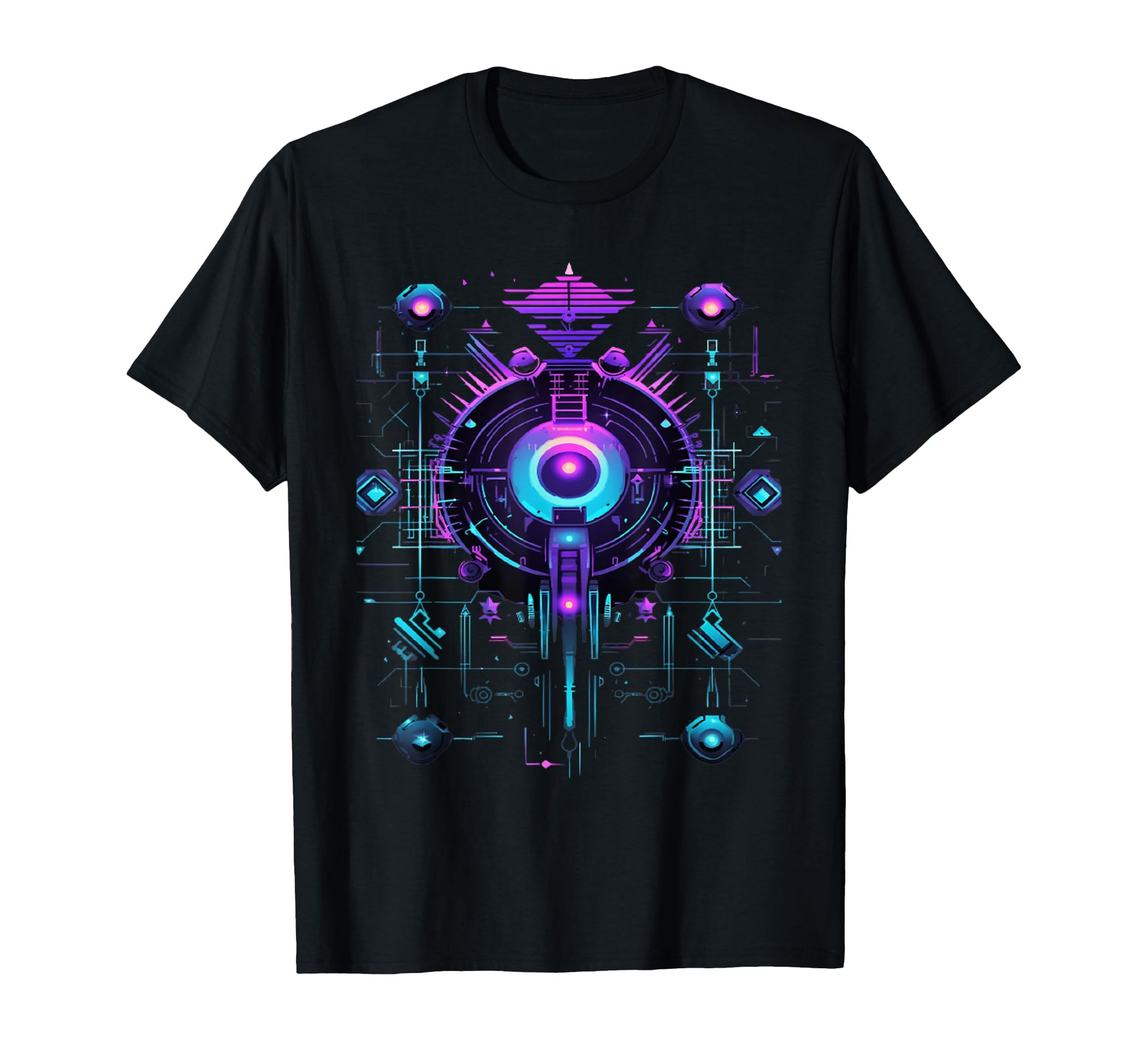 Vaporwave Aesthetics Cybertronic Cyberpunk T-Shirt - Trendy Graphic Unisex - T-Shirt, Sweatshirt, Hoodie