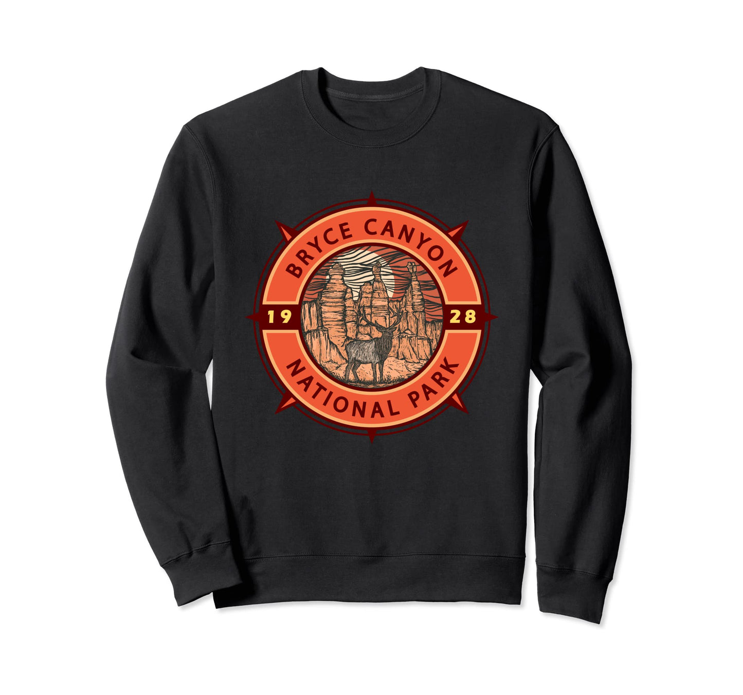 Bryce Canyon National Park Elk Sweatshirt - Streetwear Style Unisex - T-Shirt, Sweatshirt, Hoodie