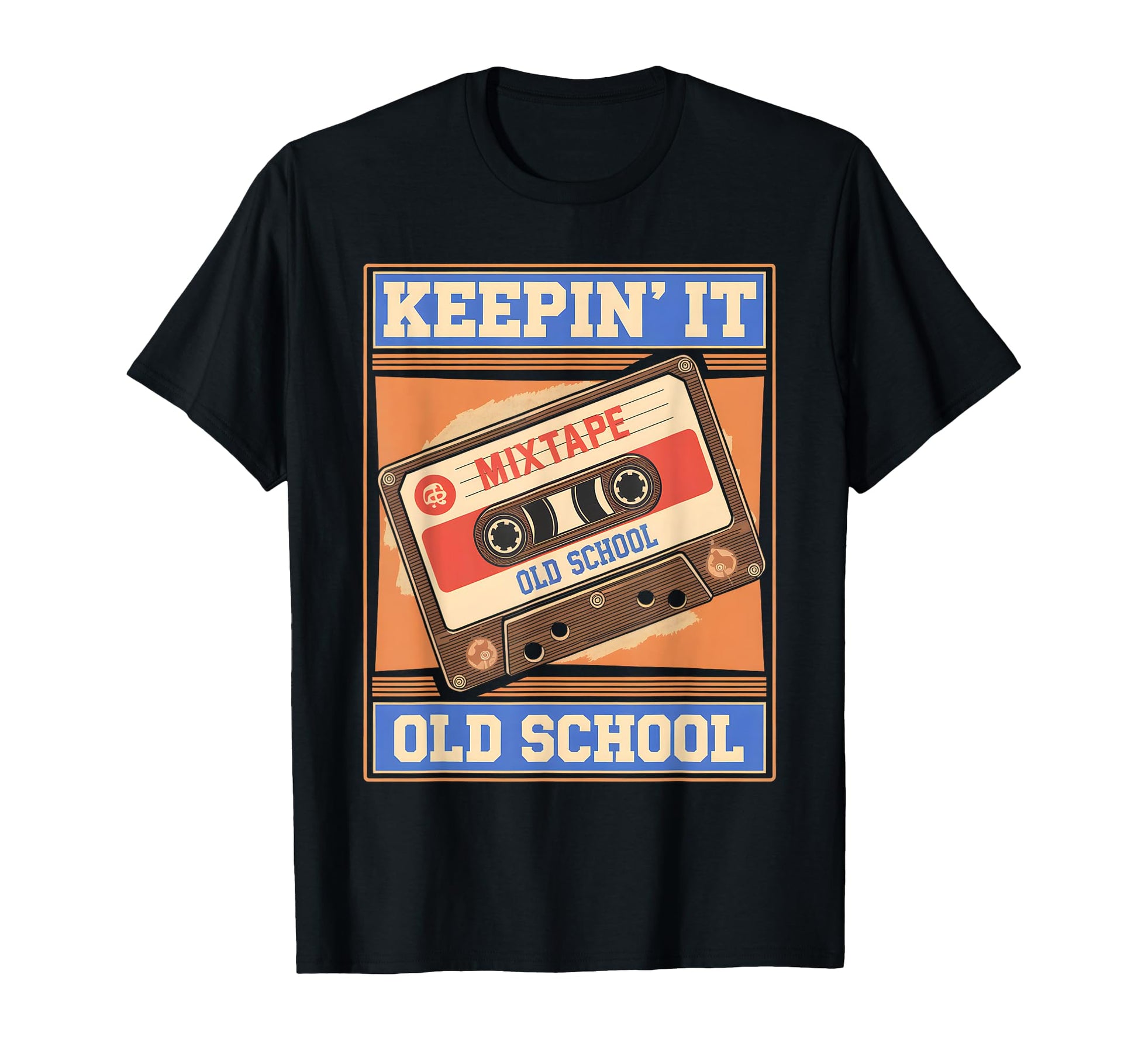 Old School Hip Hop 80S 90S Cassette Tape T-Shirt - Minimalist Print Unisex - T-Shirt, Sweatshirt, Hoodie