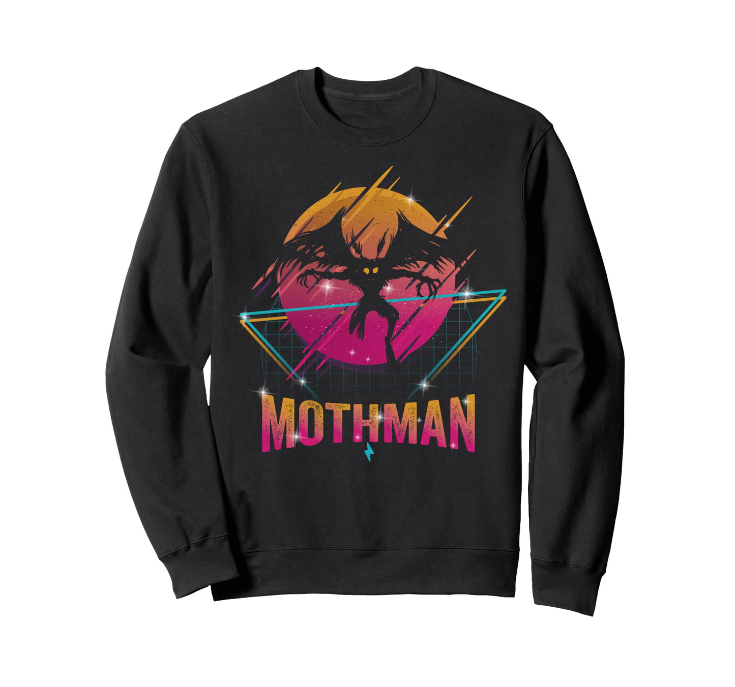 Vaporwave Aesthetic Mothman Sweatshirt - Casual Everyday Wear for Adults - T-Shirt, Sweatshirt, Hoodie