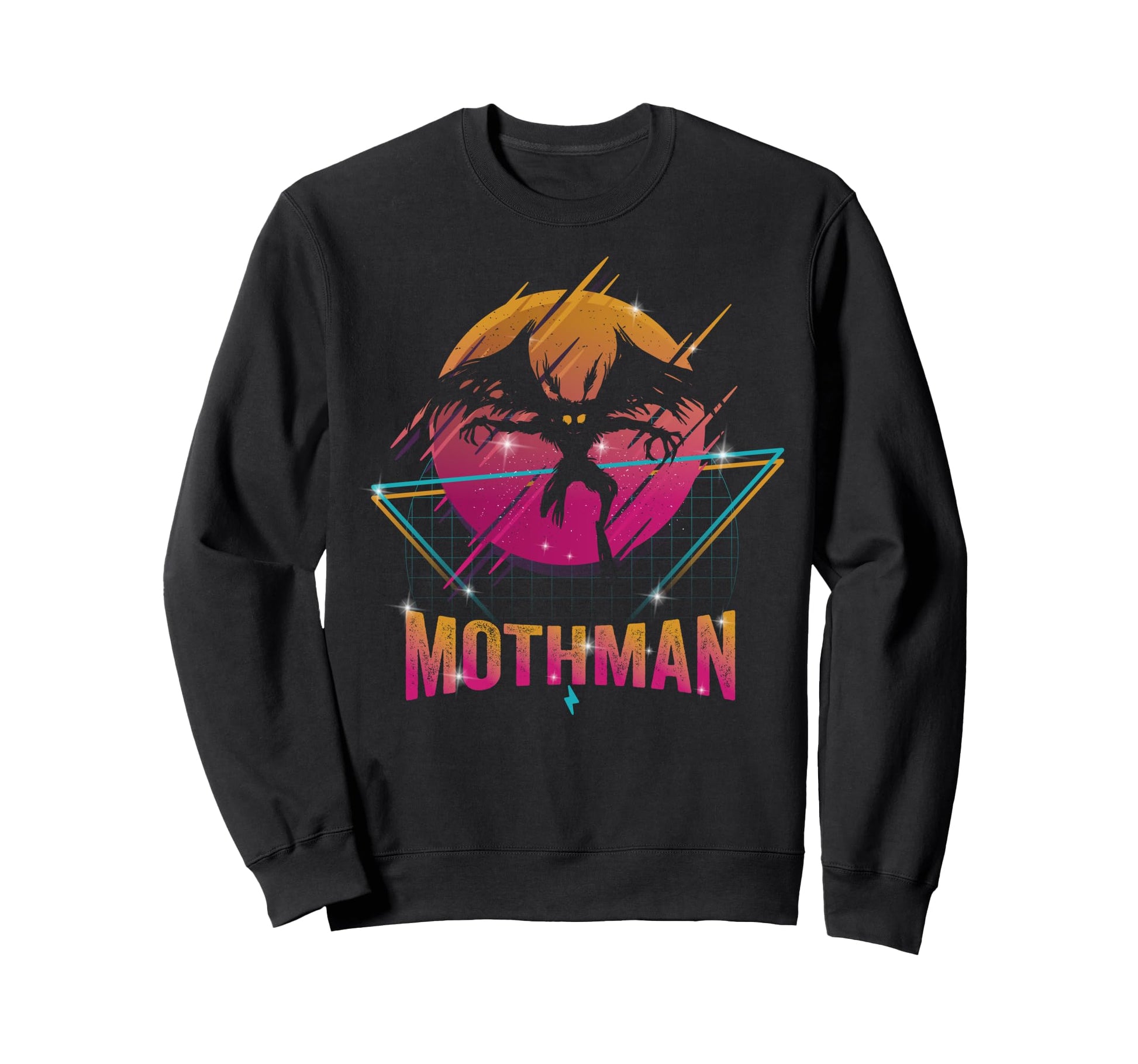 Vaporwave Aesthetic Mothman Sweatshirt - Casual Everyday Wear for Adults - T-Shirt, Sweatshirt, Hoodie