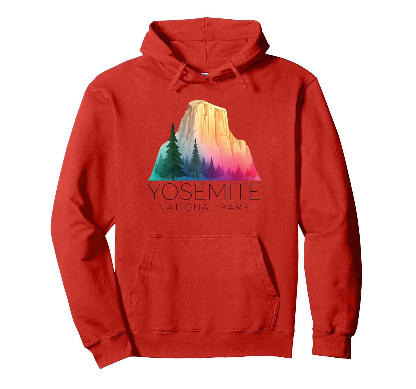 Yosemite National Park Half Dome Camp Hoodie - Novelty Apparel for Adults - T-Shirt, Sweatshirt, Hoodie