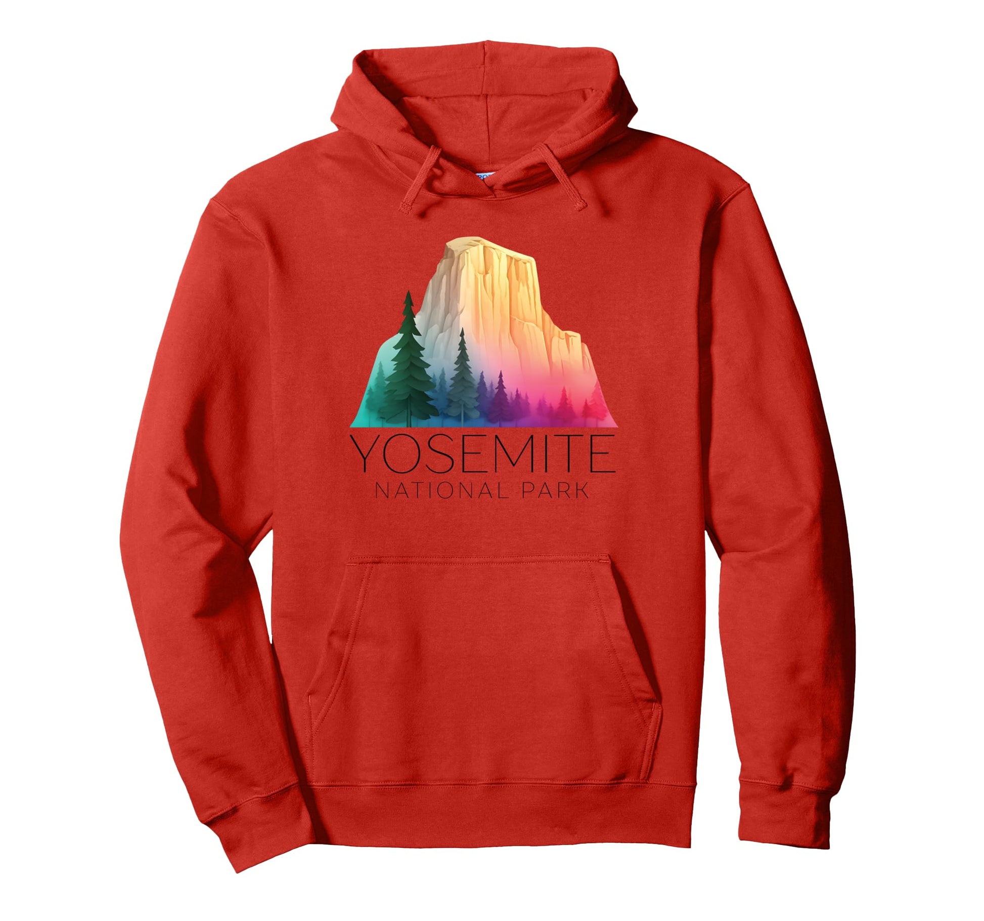 Yosemite National Park Half Dome Camp Hoodie - Novelty Apparel for Adults - T-Shirt, Sweatshirt, Hoodie