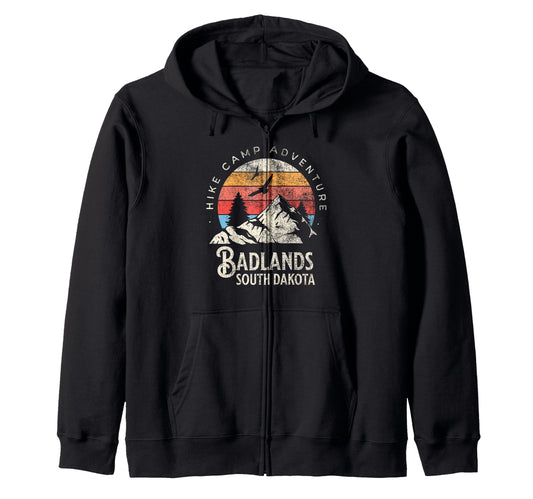Badlands National Park South Dakota Usa Hoodie - Graphic Print for Adults - T-Shirt, Sweatshirt, Hoodie