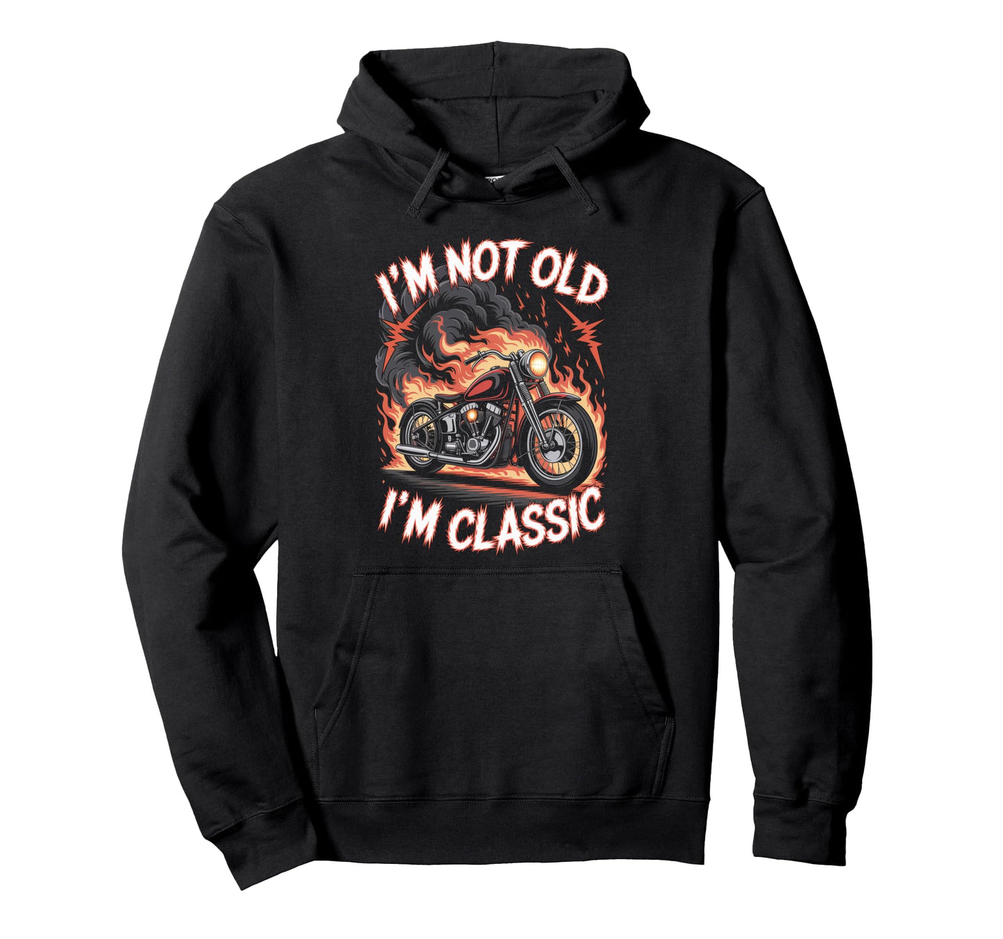 Funny Motorcycle Joke Biker Riding Hoodie - Aesthetic Graphic for Adults - T-Shirt, Sweatshirt, Hoodie