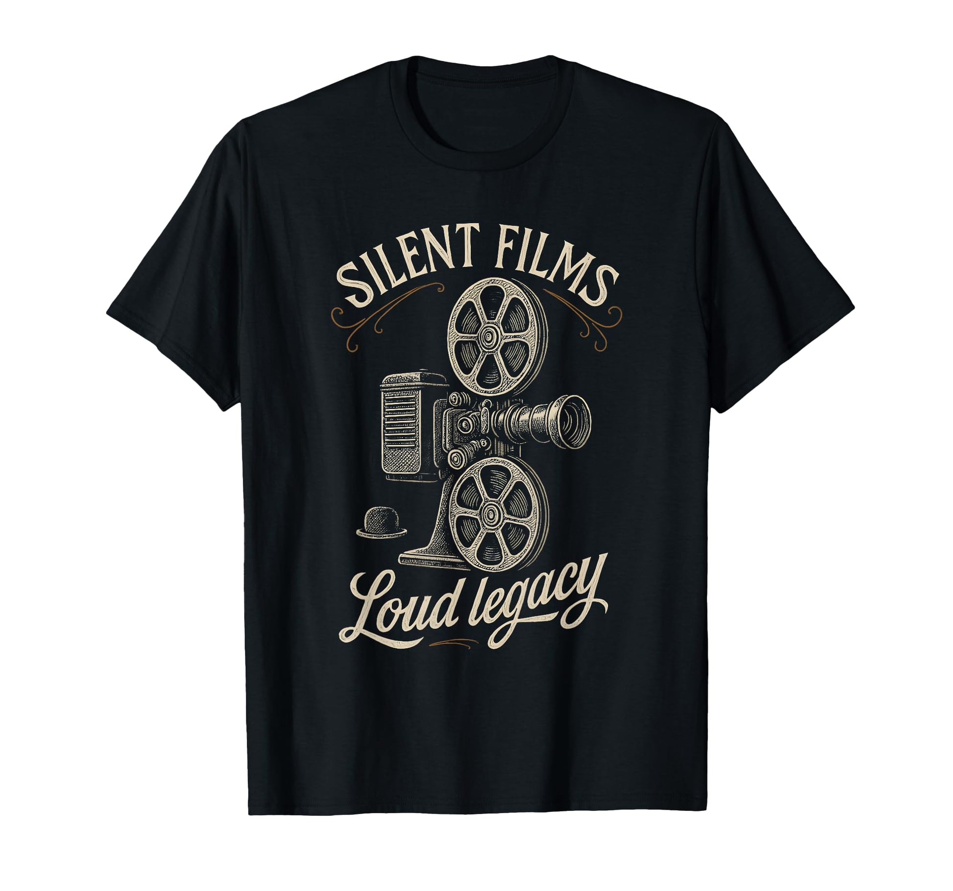 Silent Film Projector Cinema Reel T-Shirt - Novelty Apparel Men Women - T-Shirt, Sweatshirt, Hoodie